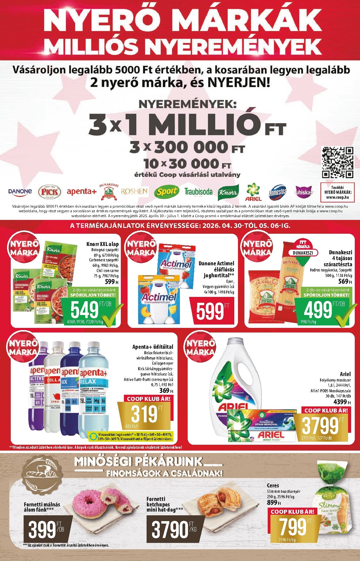 coop - A jövőbeli Coop - Tisza Szuper Plusz akciós újság csütörtöktől 2026.04.30.-tól szerdától 2026.05.06.-ig érvényes. - page: 4