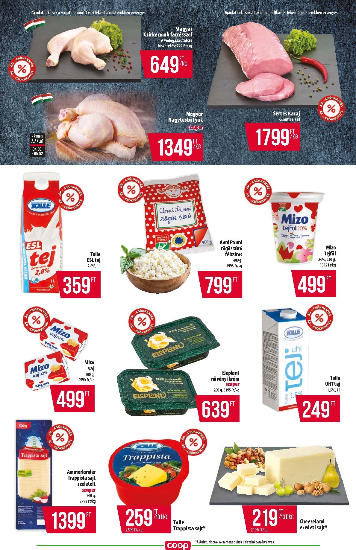 coop - A jövőbeli Coop - Alföld Szuper Plusz akciós újság csütörtöktől 2026.04.30.-tól szerdától 2026.05.06.-ig érvényes. - page: 3