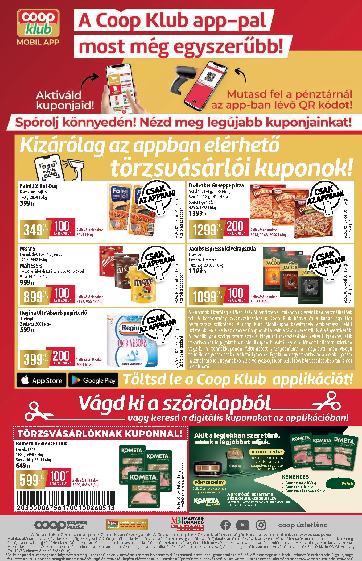 coop - A jövőbeli Coop - Tisza Szuper Plusz akciós újság csütörtöktől 2026.05.07.-tól szerdától 2026.05.13.-ig érvényes. - page: 12