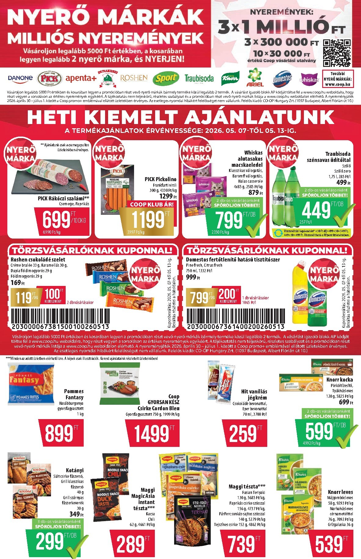 coop - A jövőbeli Coop - Alföld Szuper Plusz akciós újság csütörtöktől 2026.05.07.-tól szerdától 2026.05.13.-ig érvényes. - page: 4