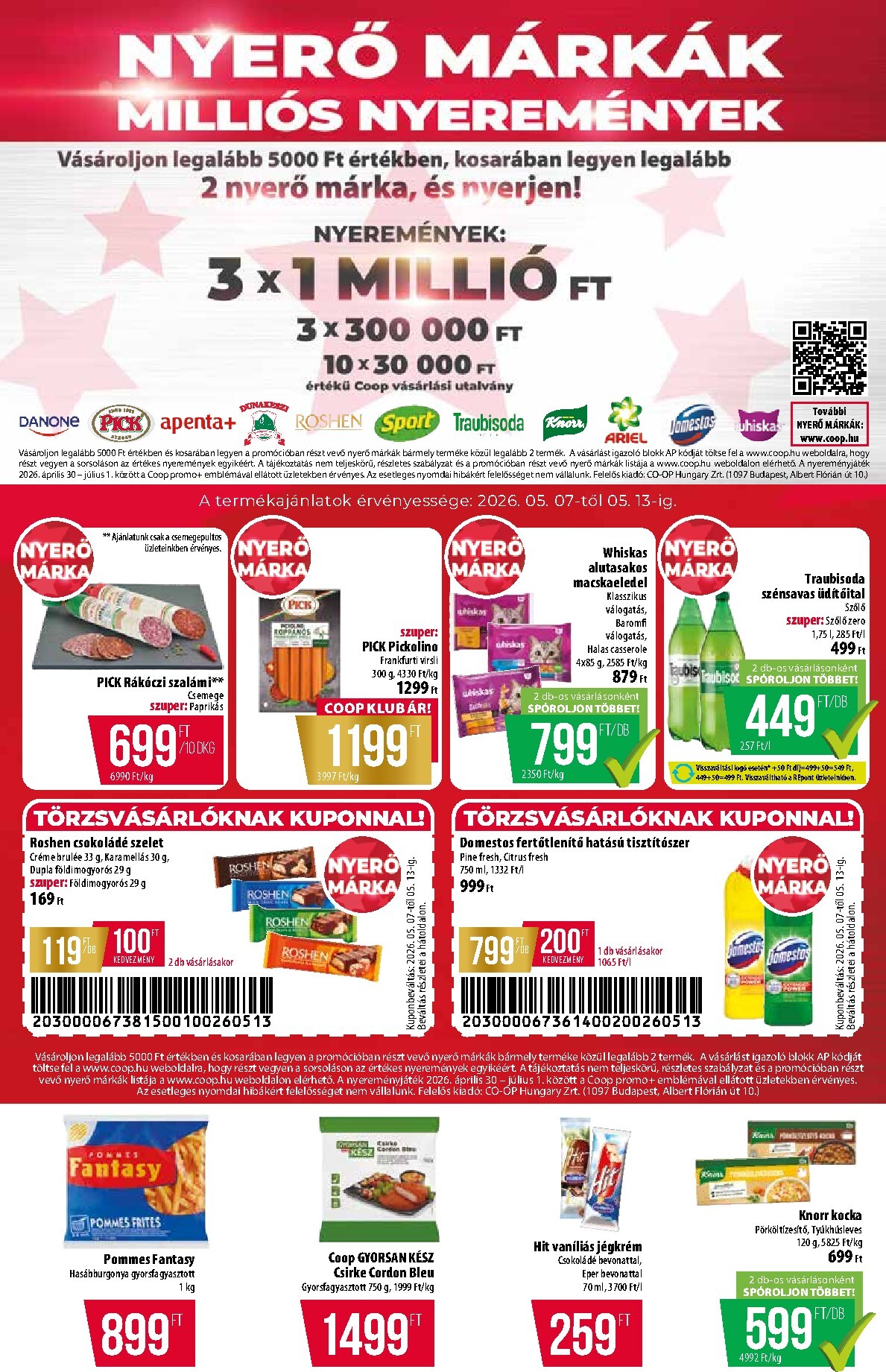 coop - A jövőbeli Coop - Abc Szuper Észak-Kelet akciós újság csütörtöktől 2026.05.07.-tól szerdától 2026.05.13.-ig érvényes. - page: 4