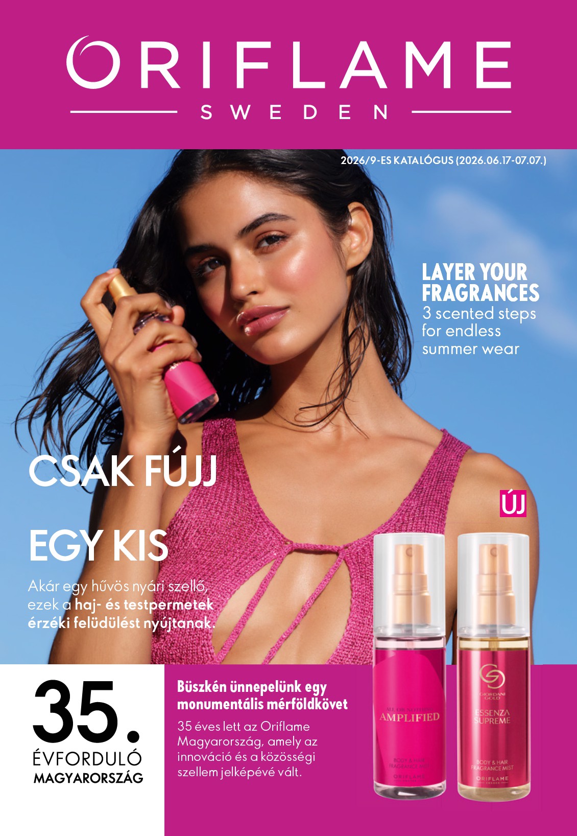 oriflame - Aktuális Oriflame szórólap érvényes szerdától 2026.06.17.-től keddtől 2026.07.07.-ig