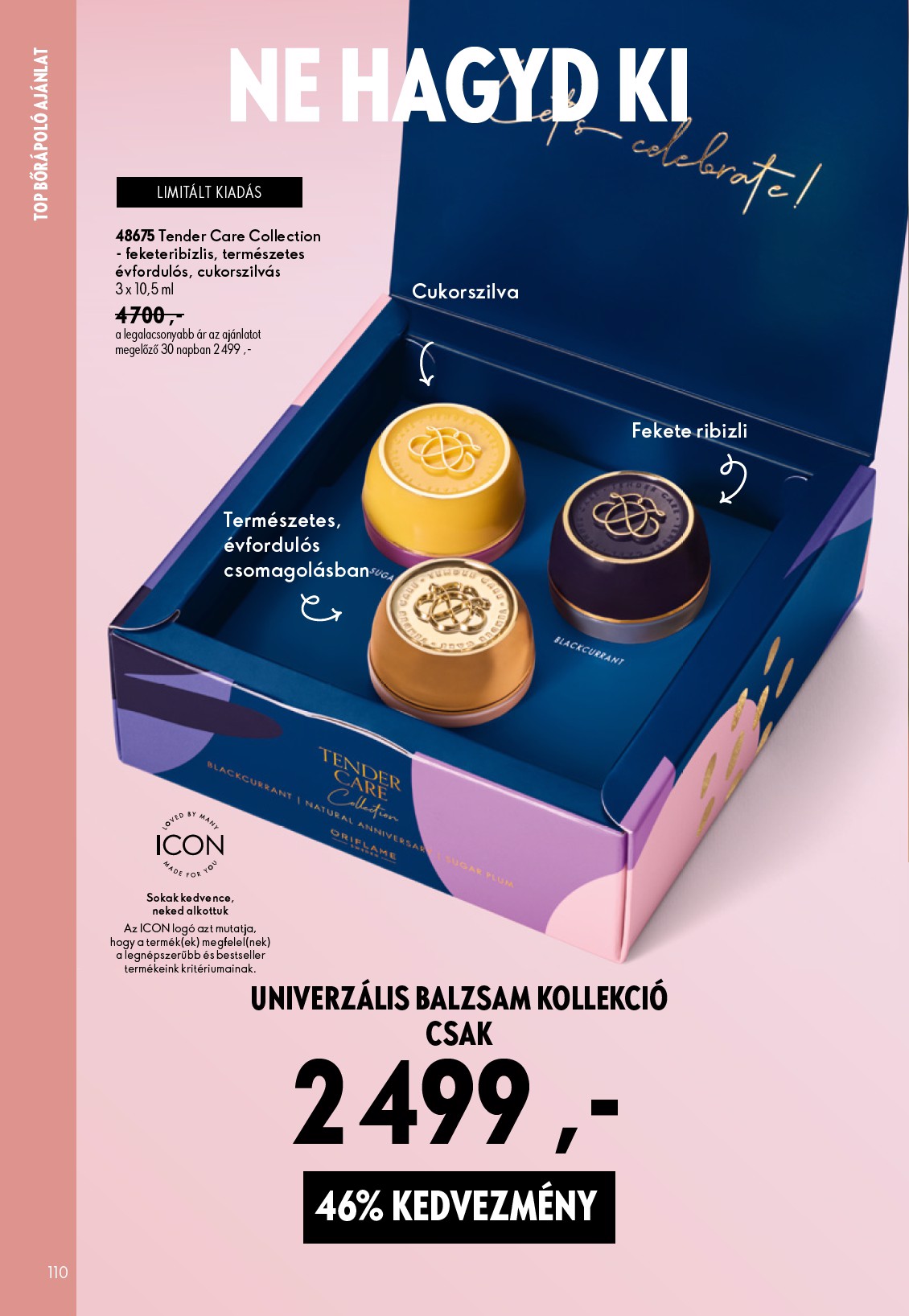 oriflame - Aktuális Oriflame szórólap érvényes szerdától 2026.06.17.-től keddtől 2026.07.07.-ig - page: 110