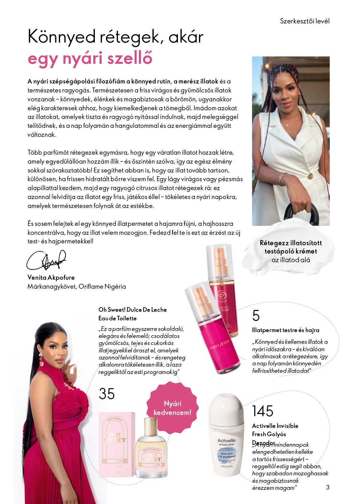 oriflame - Aktuális Oriflame szórólap érvényes szerdától 2026.06.17.-től keddtől 2026.07.07.-ig - page: 3