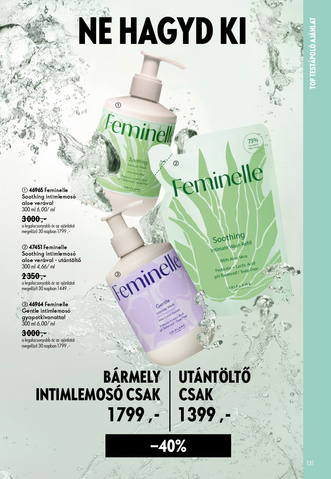 oriflame - Aktuális Oriflame szórólap érvényes szerdától 2026.07.08.-től keddtől 2026.07.28.-ig - page: 131