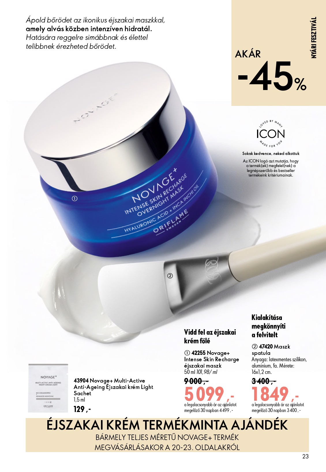 oriflame - Aktuális Oriflame szórólap érvényes szerdától 2026.07.08.-től keddtől 2026.07.28.-ig - page: 23