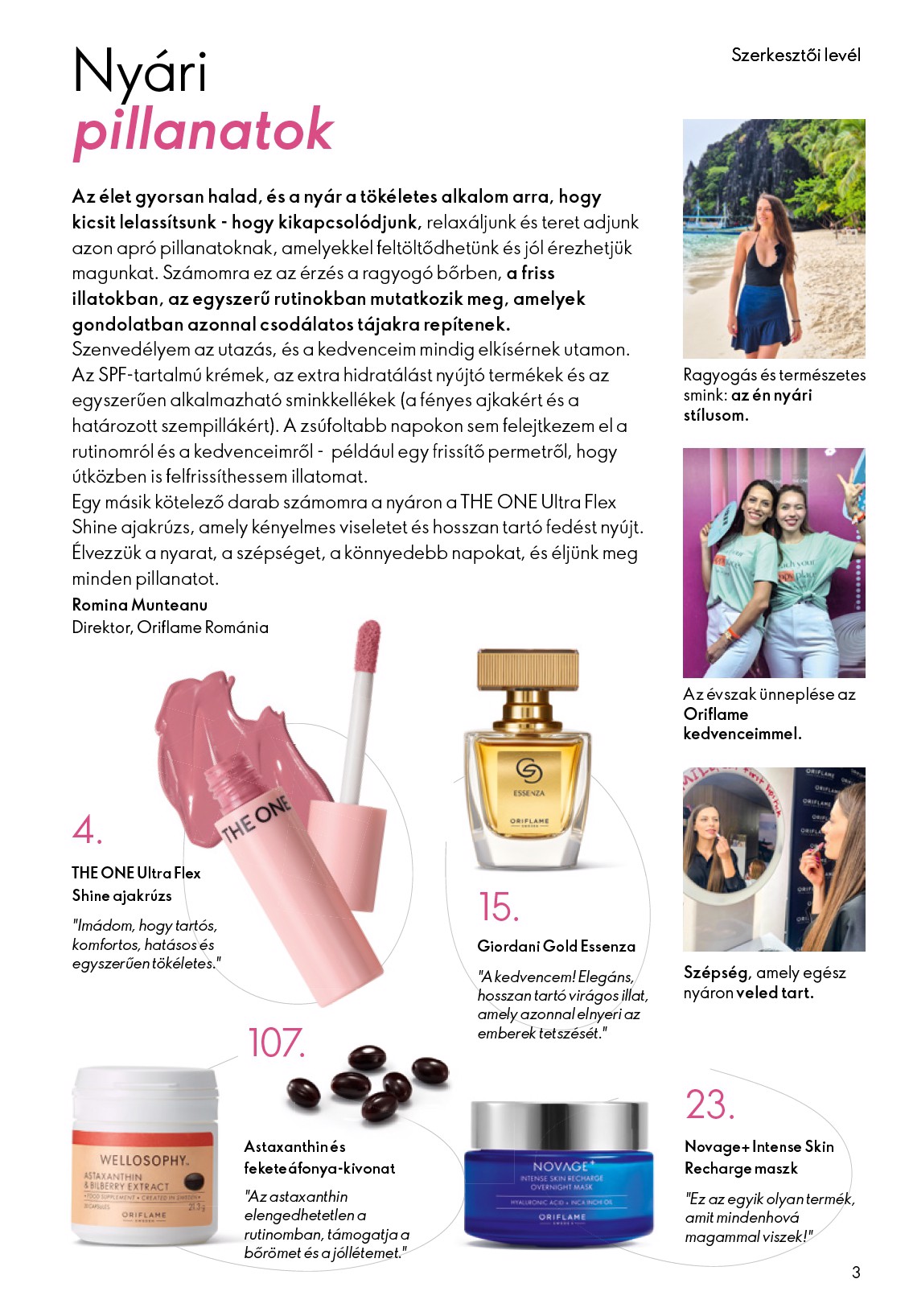 oriflame - Aktuális Oriflame szórólap érvényes szerdától 2026.07.08.-től keddtől 2026.07.28.-ig - page: 3