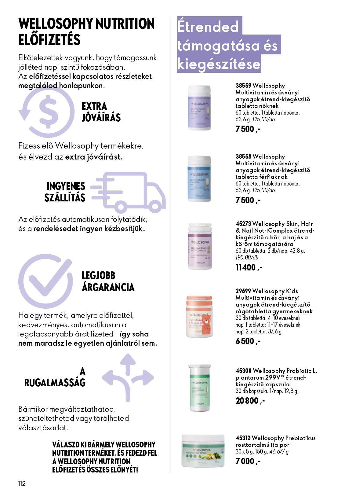 oriflame - Aktuális Oriflame szórólap érvényes szerdától 2026.07.08.-től keddtől 2026.07.28.-ig - page: 112