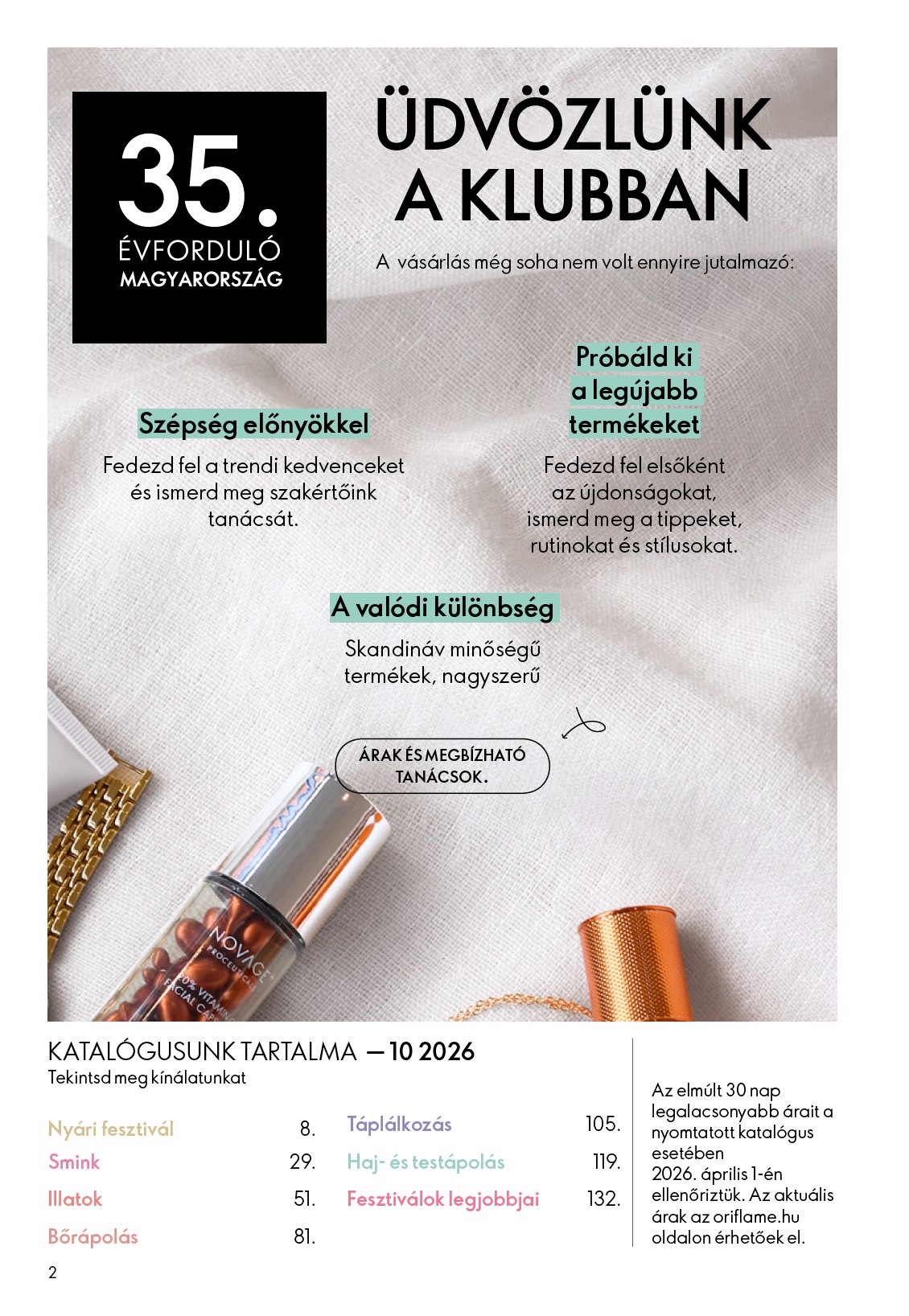 oriflame - Aktuális Oriflame szórólap érvényes szerdától 2026.07.08.-től keddtől 2026.07.28.-ig - page: 2