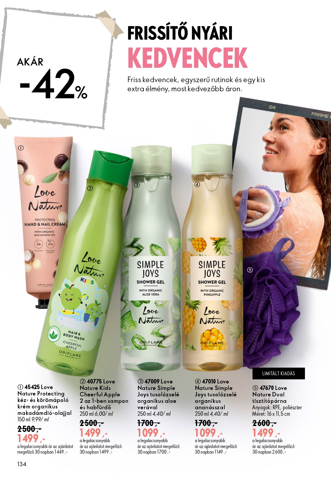 oriflame - Aktuális Oriflame szórólap érvényes szerdától 2026.07.08.-től keddtől 2026.07.28.-ig - page: 134
