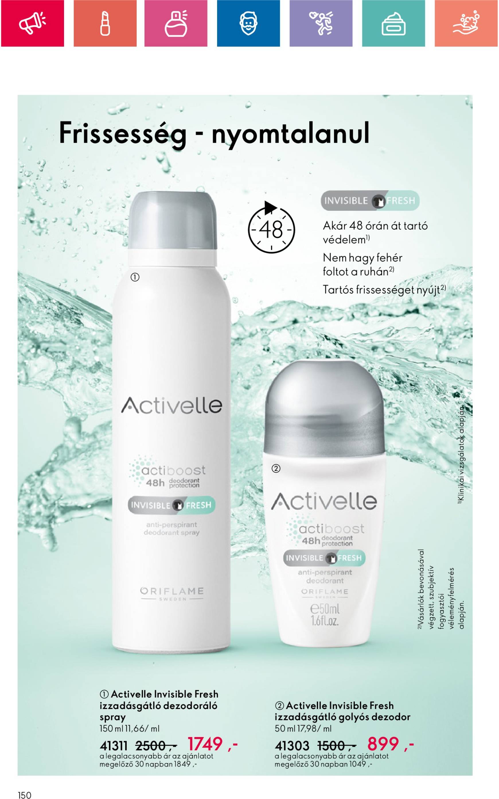 oriflame - Oriflame akciós újság, érvényes 10.20. - 11.09. - page: 150 oriflame - Oriflame akciós újság, érvényes 10.20. - 11.09. - page: 150
