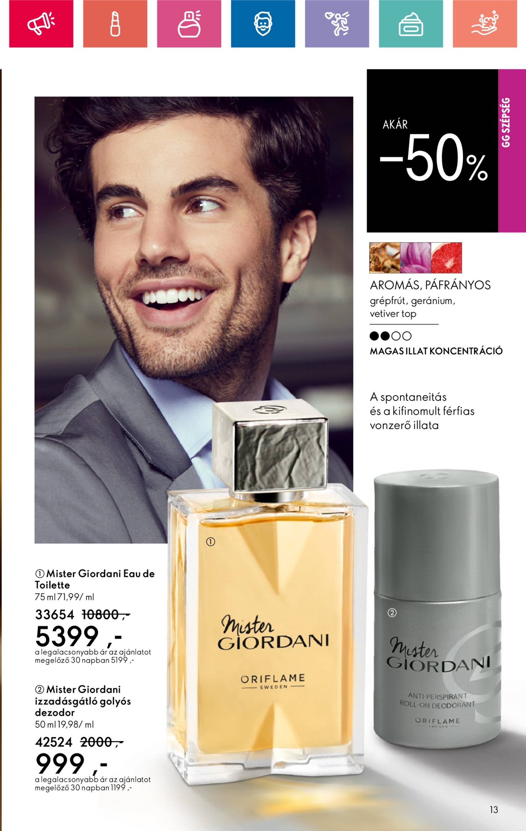 oriflame - Oriflame akciós újság, érvényes 10.20. - 11.09. - page: 13 oriflame - Oriflame akciós újság, érvényes 10.20. - 11.09. - page: 13