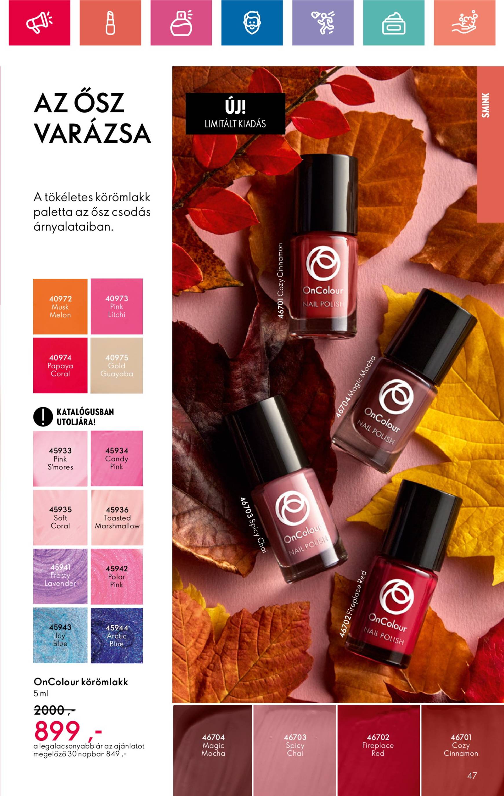 oriflame - Oriflame akciós újság, érvényes 10.20. - 11.09. - page: 47 oriflame - Oriflame akciós újság, érvényes 10.20. - 11.09. - page: 47