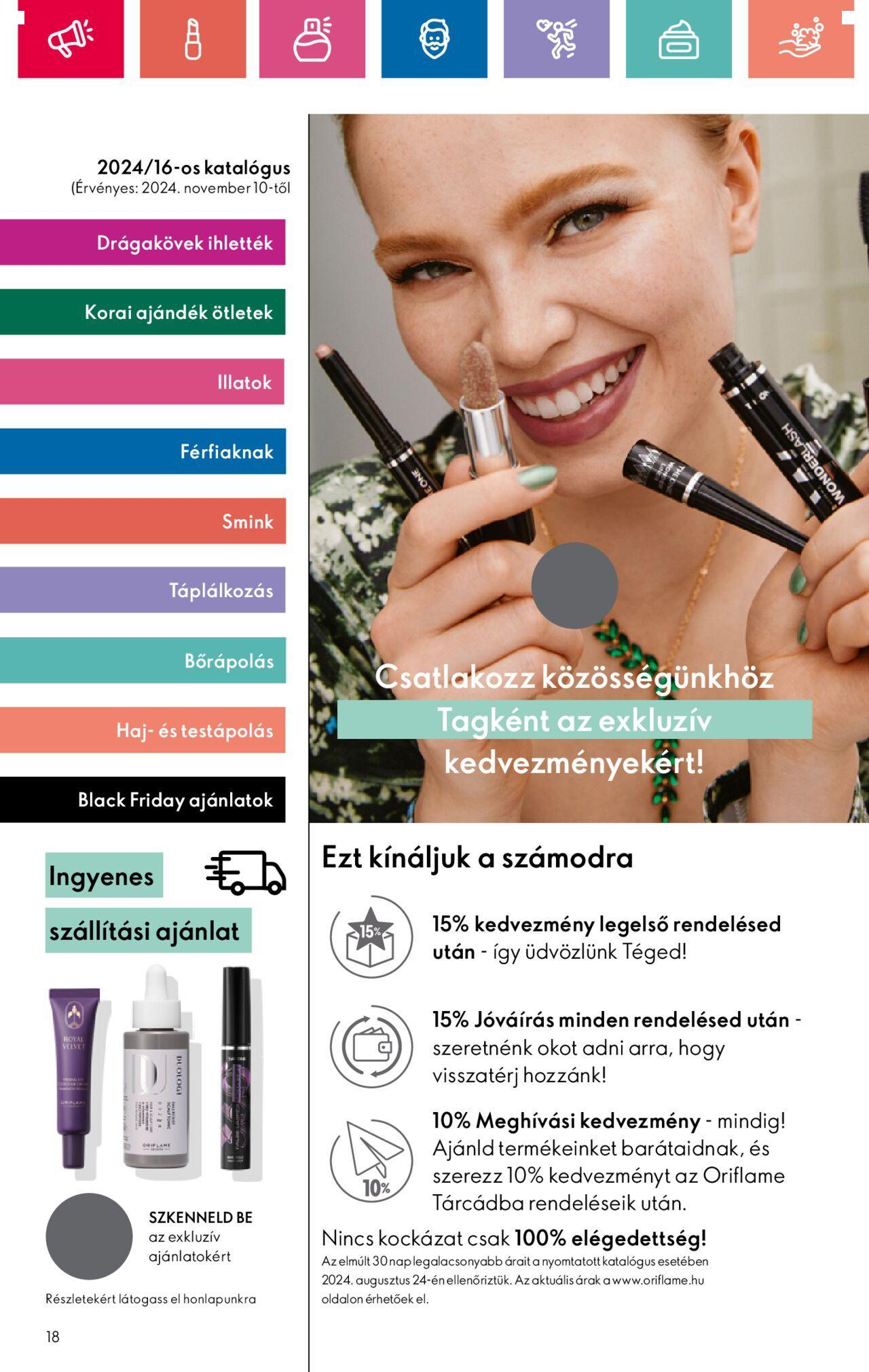 oriflame - Akciós újság új Oriflame 2024.11.10. - 2024.11.30. - page: 18 oriflame - Akciós újság új Oriflame 2024.11.10. - 2024.11.30. - page: 18
