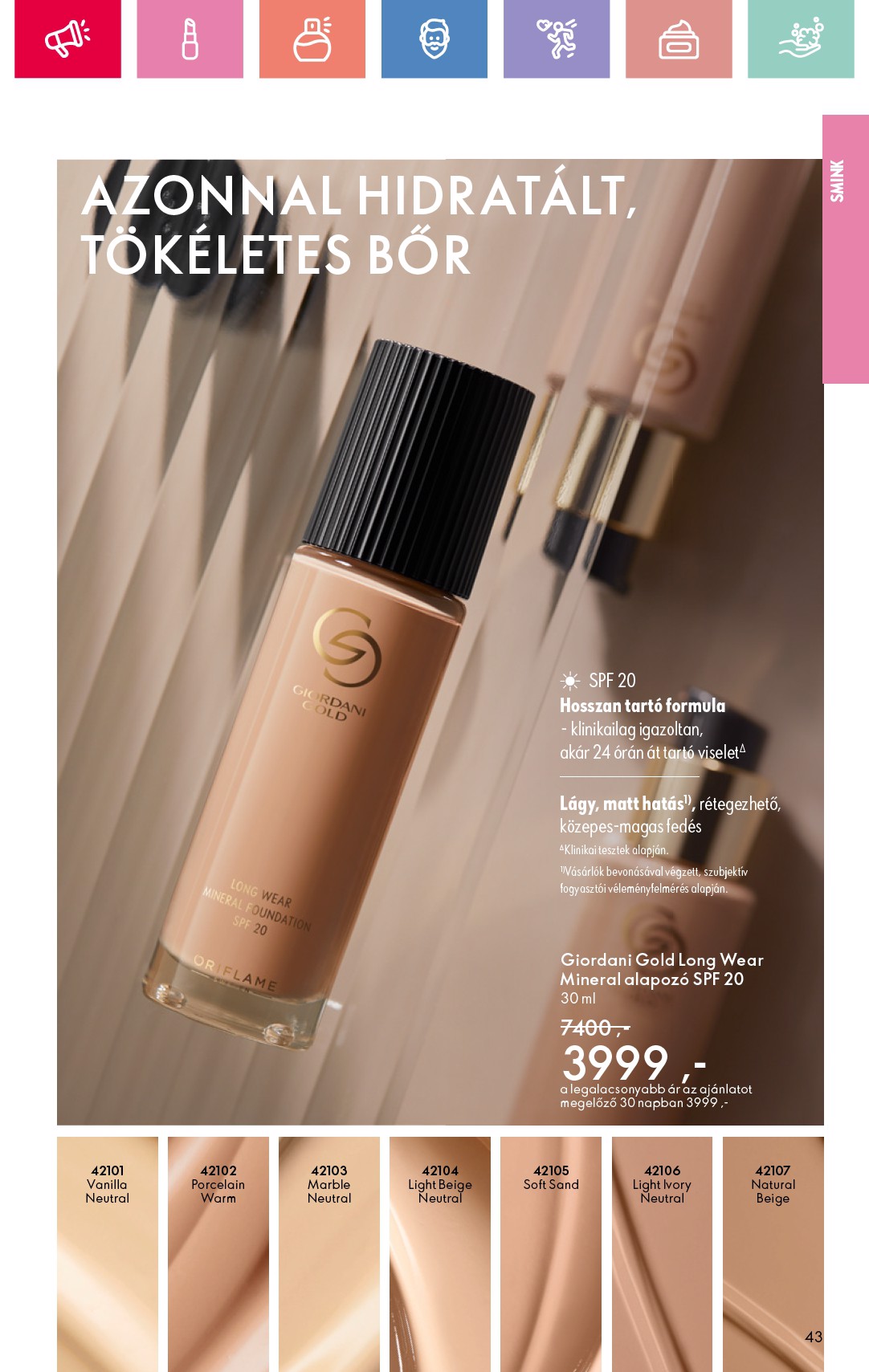 oriflame - Oriflame akciós újság, érvényes 05.25. - 06.14. - page: 43