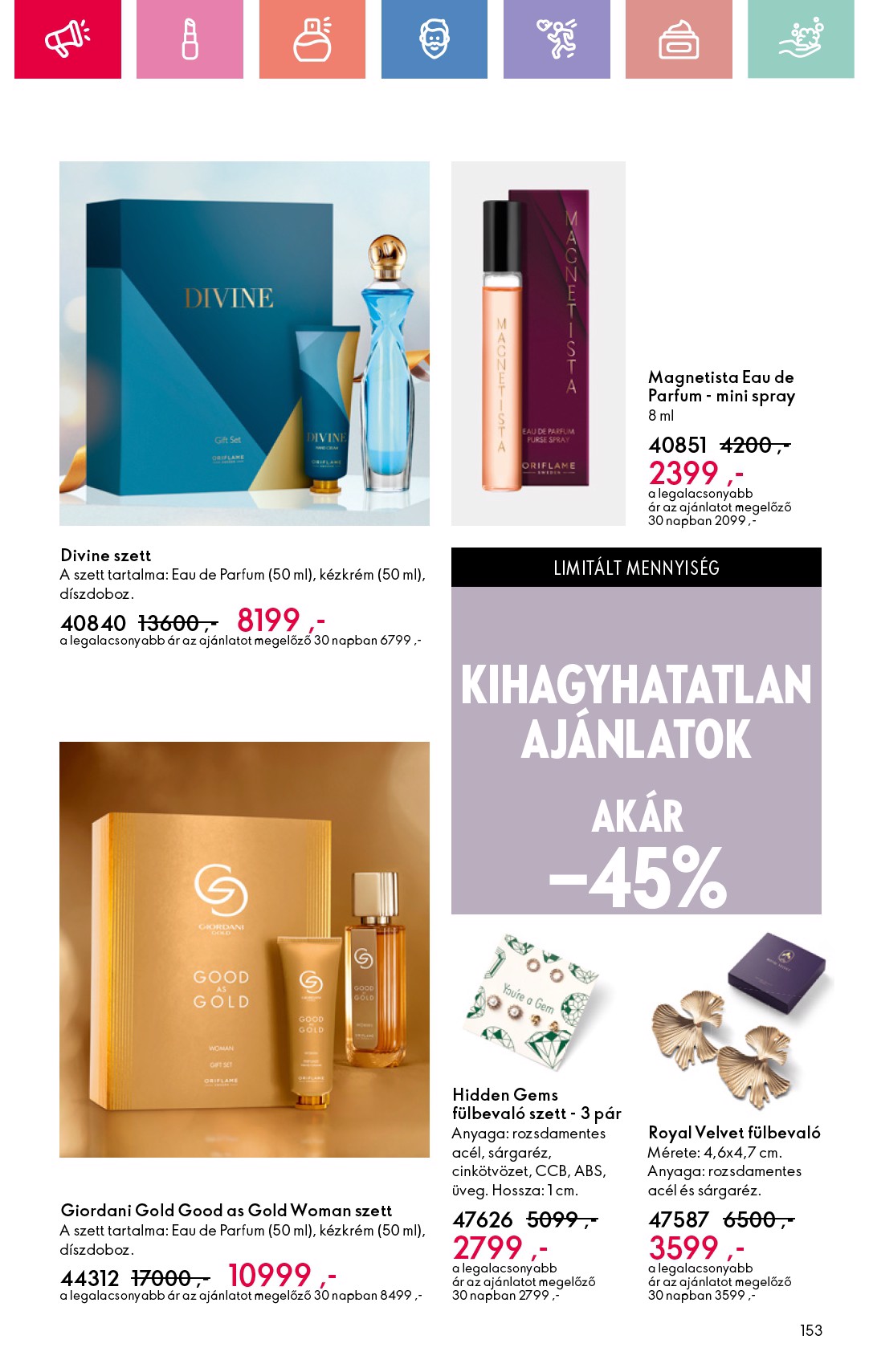 oriflame - Oriflame akciós újság, érvényes 05.25. - 06.14. - page: 153