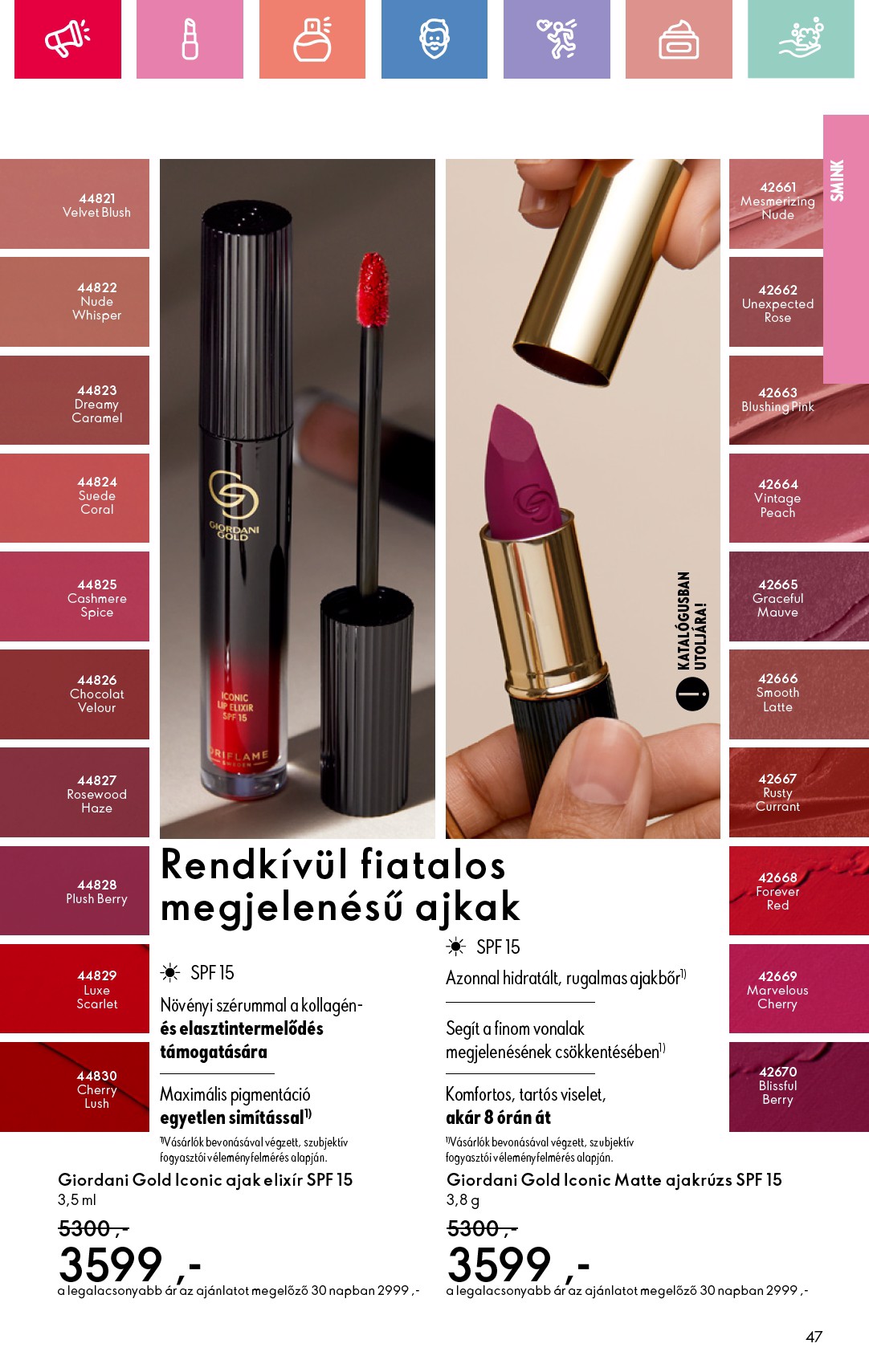 oriflame - Oriflame akciós újság, érvényes 05.25. - 06.14. - page: 47