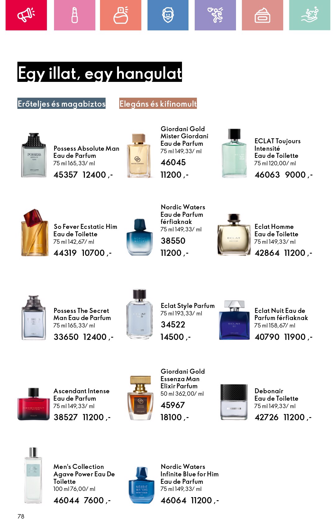 oriflame - Oriflame akciós újság, érvényes 05.25. - 06.14. - page: 78