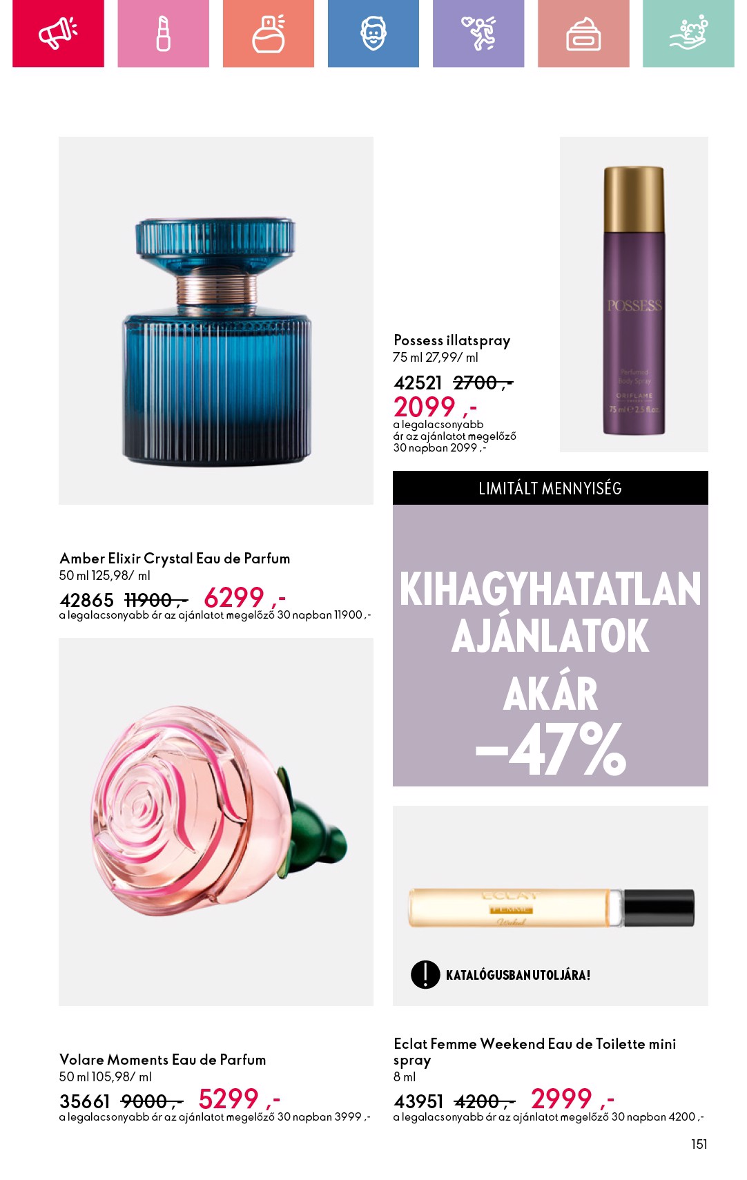 oriflame - Oriflame akciós újság, érvényes 06.15. - 07.05. - page: 151
