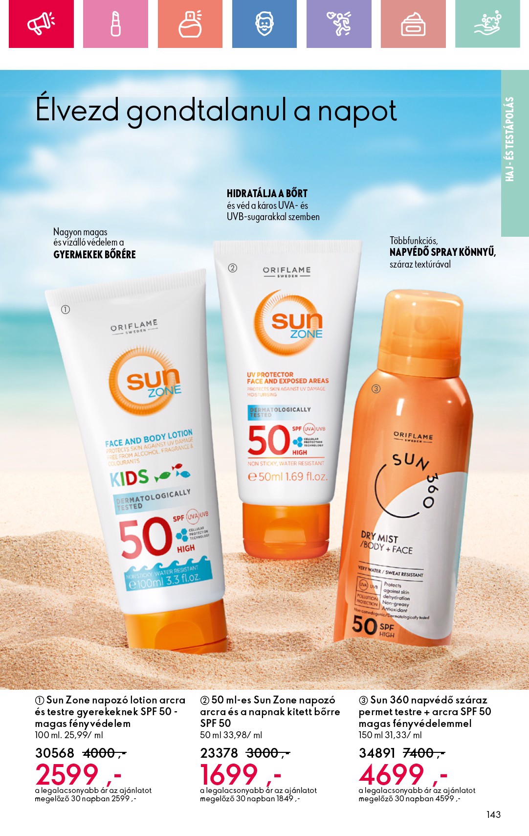 oriflame - Oriflame akciós újság, érvényes 06.15. - 07.05. - page: 143