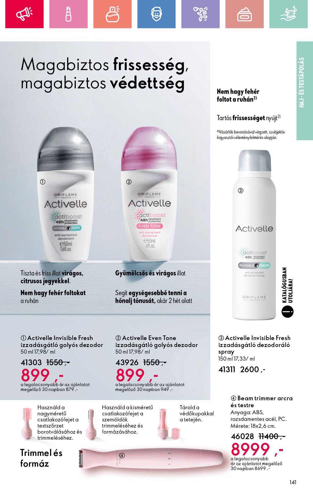 oriflame - Oriflame akciós újság, érvényes 06.15. - 07.05. - page: 141