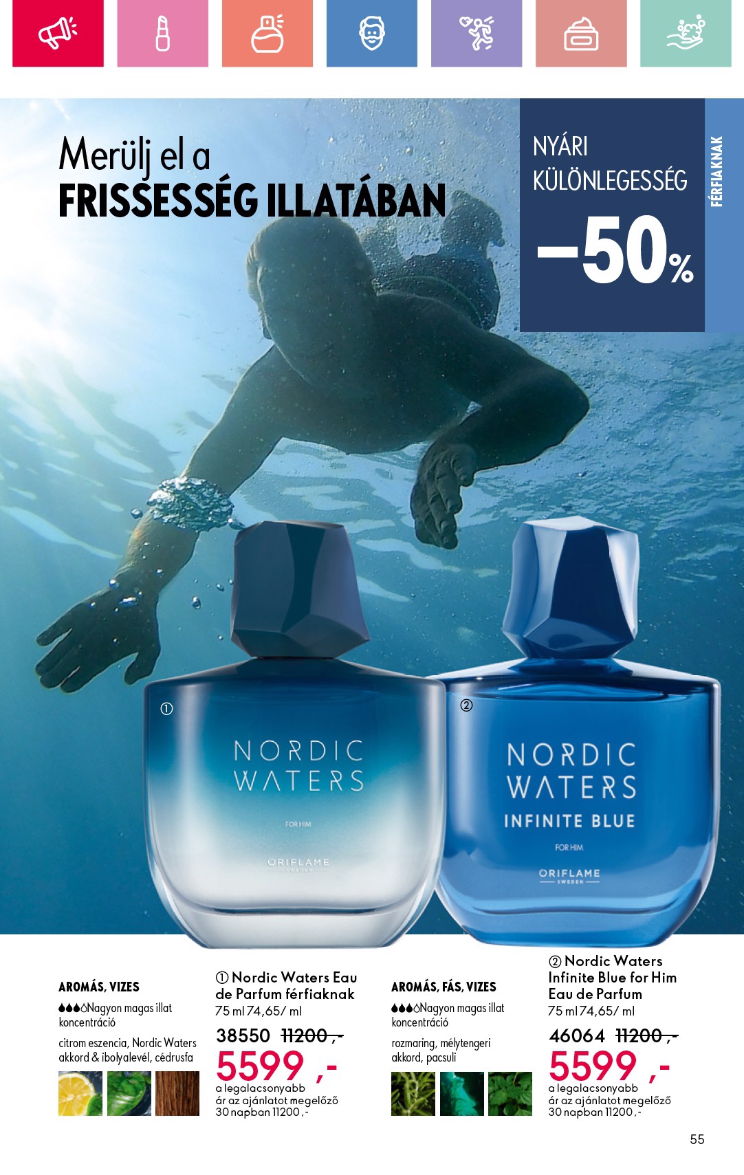 oriflame - Oriflame akciós újság, érvényes 06.15. - 07.05. - page: 55