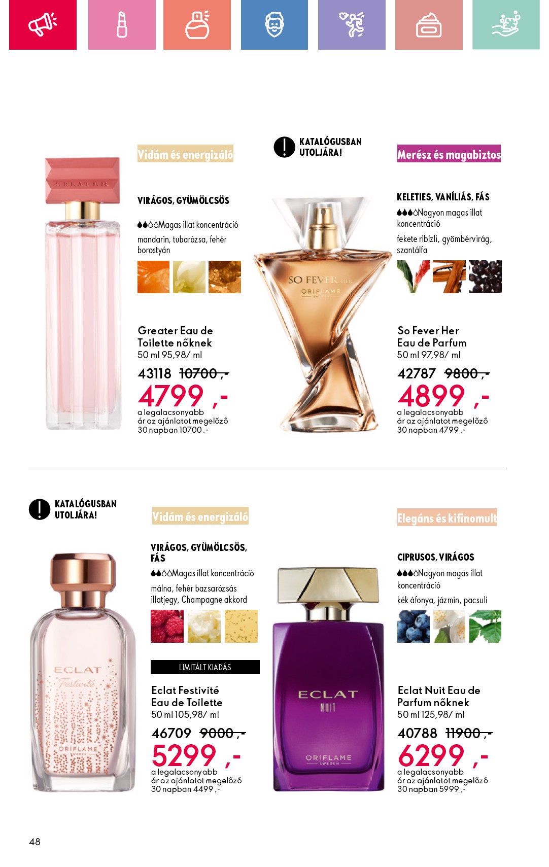 oriflame - Oriflame akciós újság, érvényes 06.15. - 07.05. - page: 48