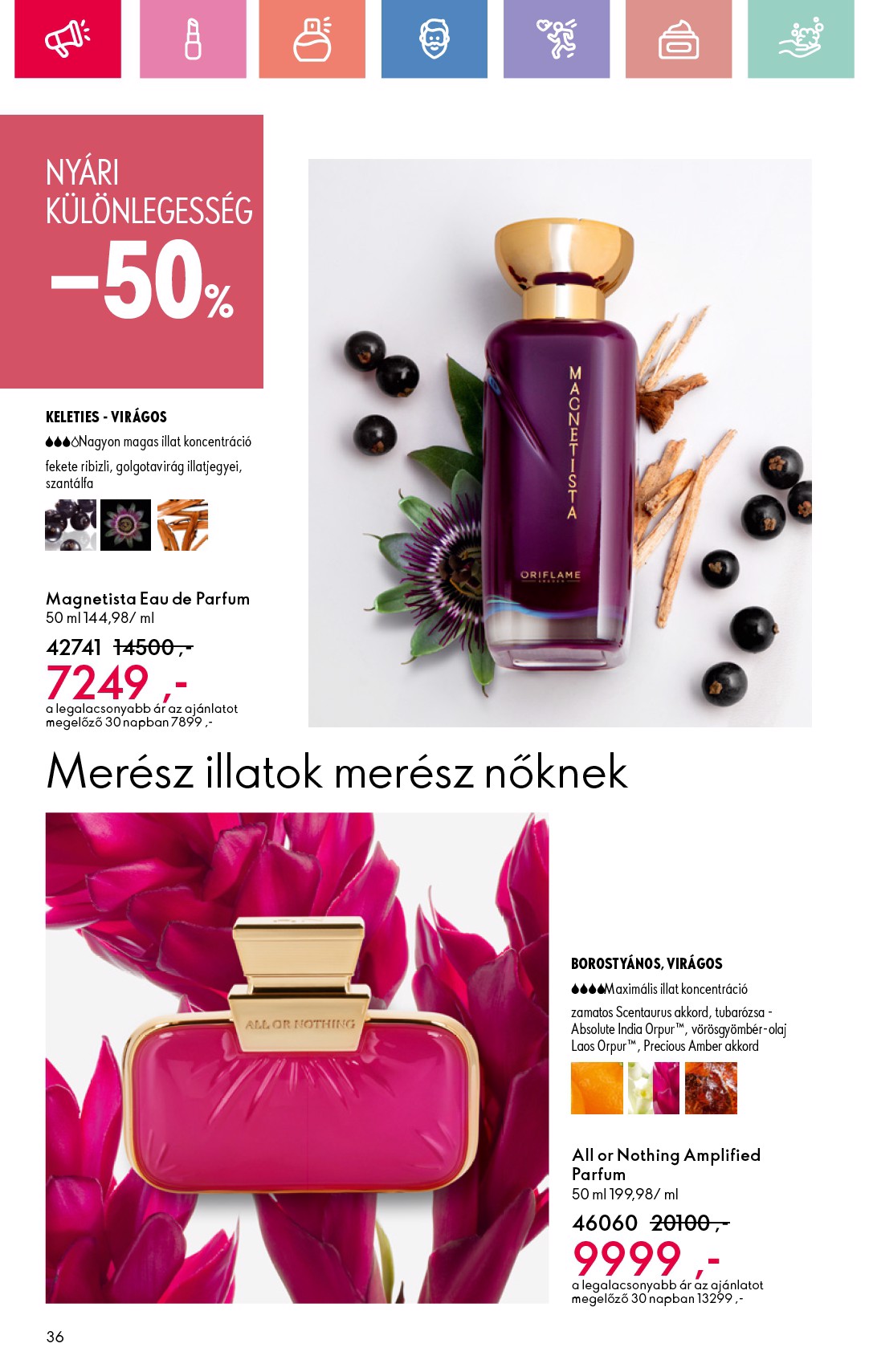 oriflame - Oriflame akciós újság, érvényes 06.15. - 07.05. - page: 36