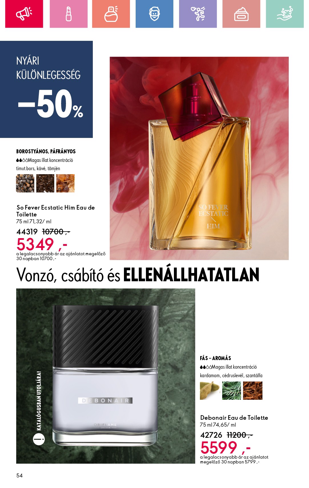 oriflame - Oriflame akciós újság, érvényes 06.15. - 07.05. - page: 54