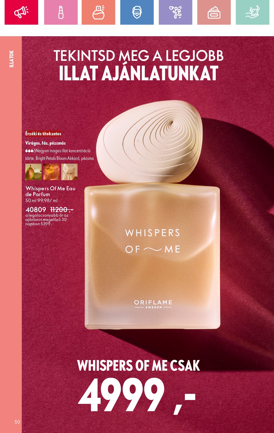 oriflame - Oriflame akciós újság, érvényes 06.15. - 07.05. - page: 50