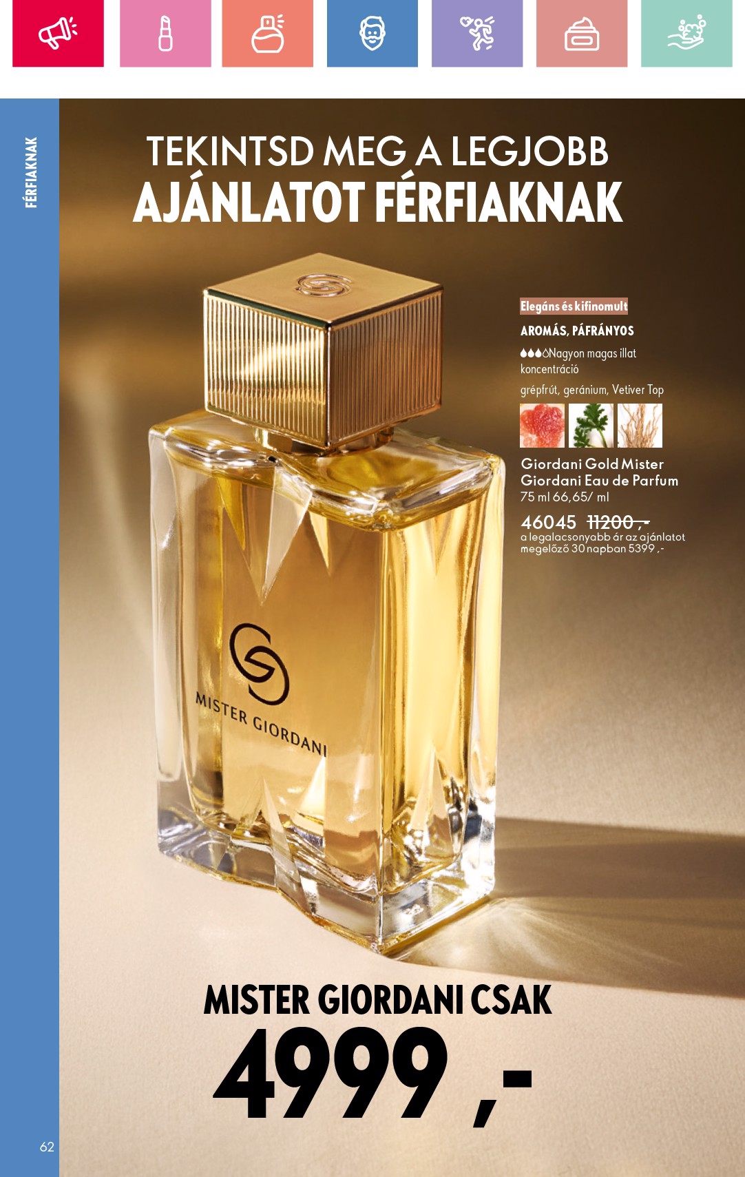 oriflame - Oriflame akciós újság, érvényes 06.15. - 07.05. - page: 62