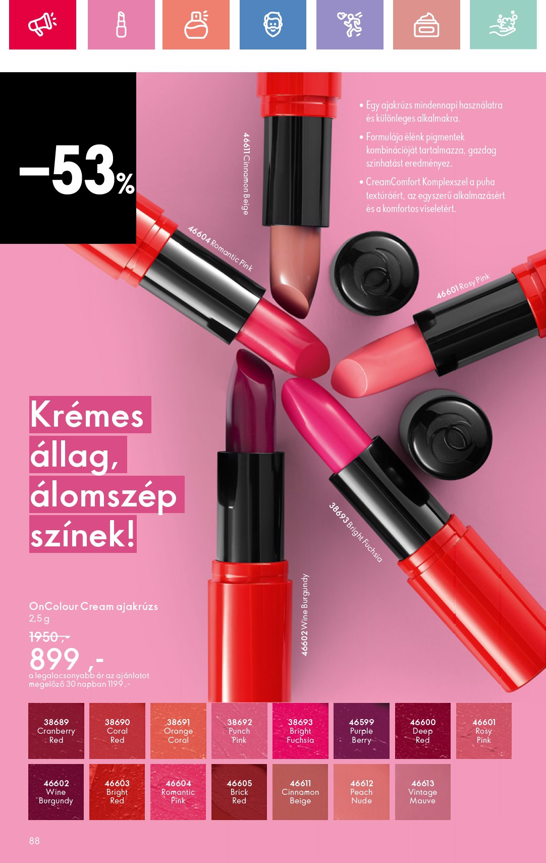 oriflame - Oriflame akciós újság, érvényes 06.15. - 07.05. - page: 88