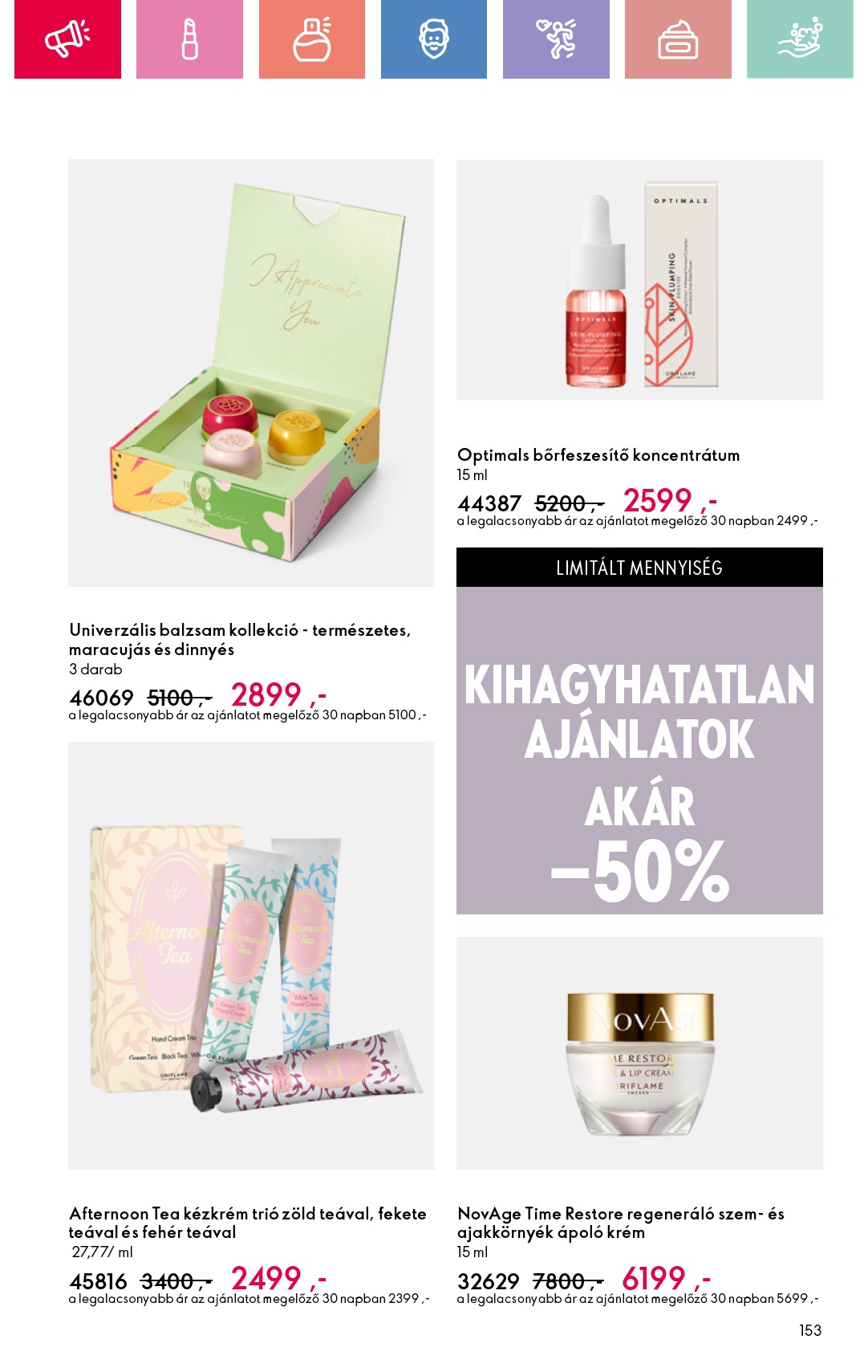 oriflame - Oriflame akciós újság, érvényes 06.15. - 07.05. - page: 153