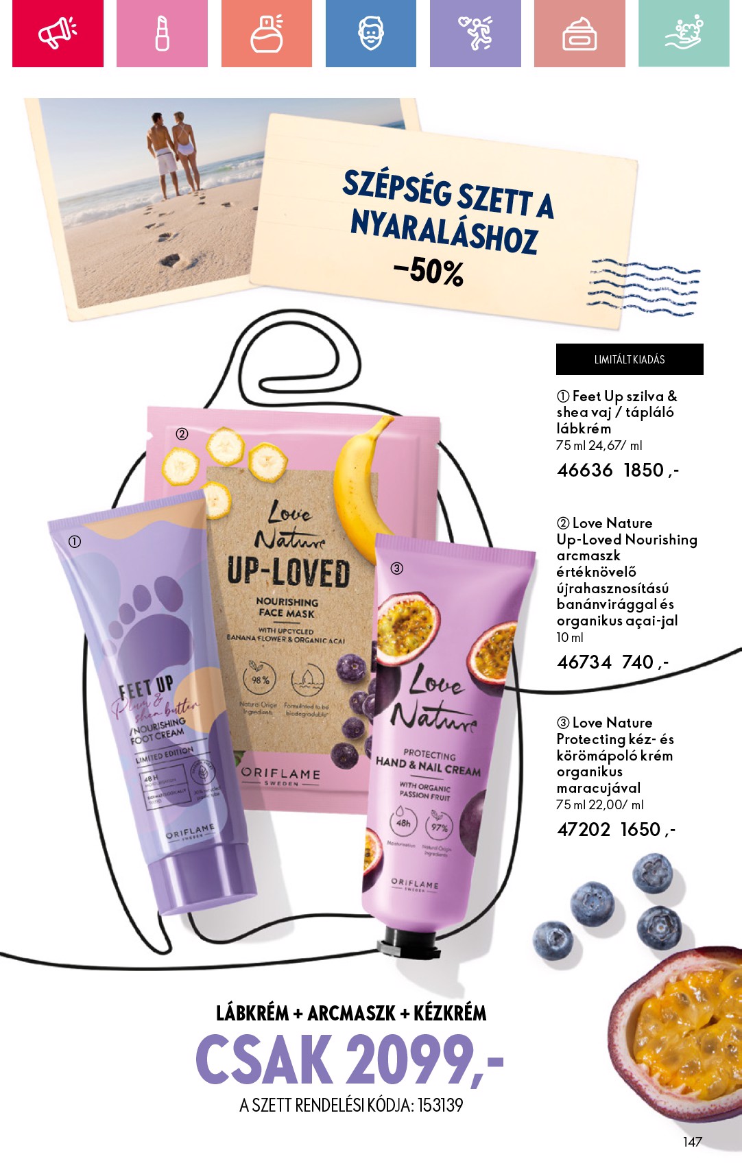 oriflame - Oriflame akciós újság, érvényes 06.15. - 07.05. - page: 147