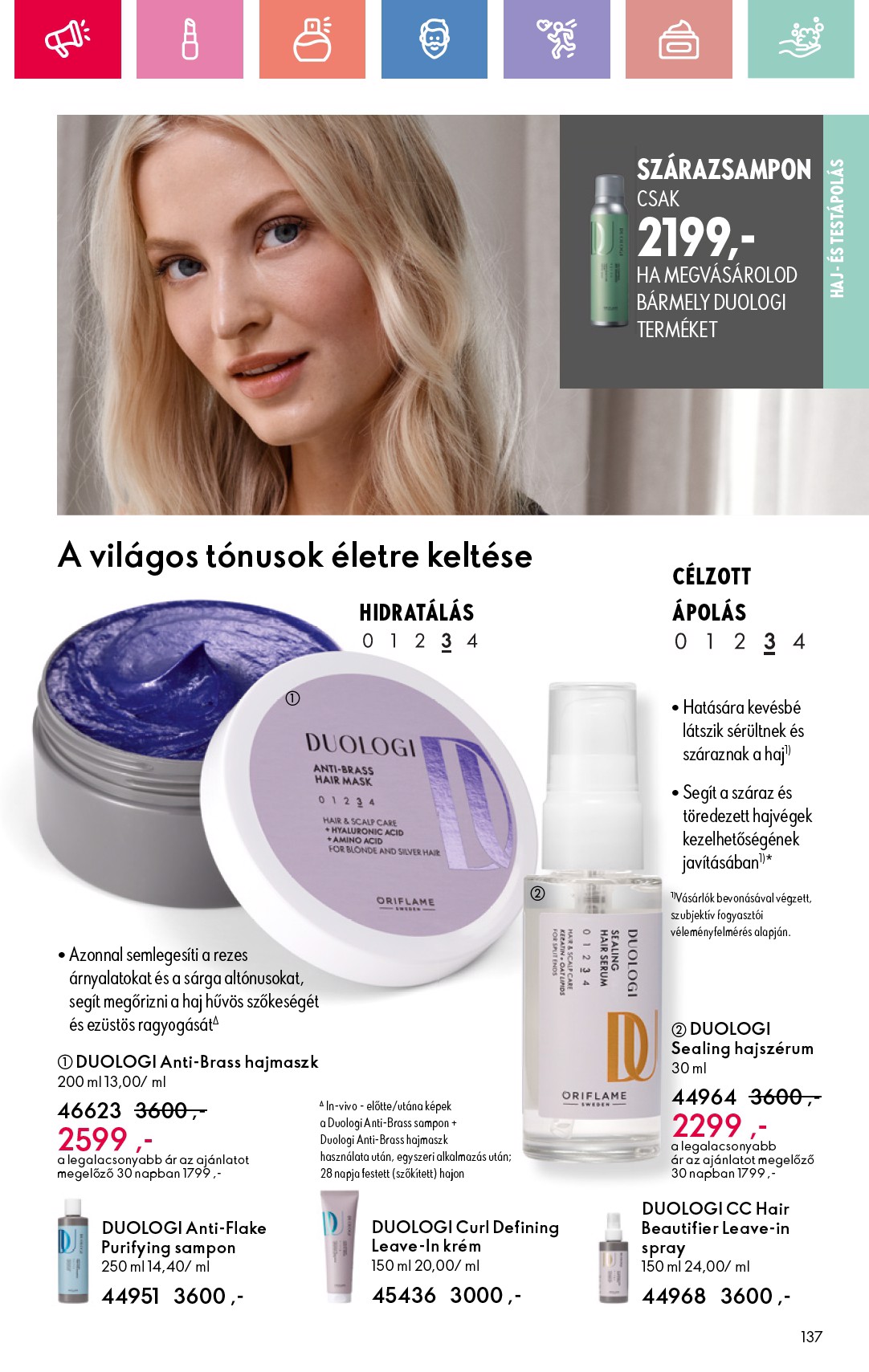 oriflame - Oriflame akciós újság, érvényes 06.15. - 07.05. - page: 137