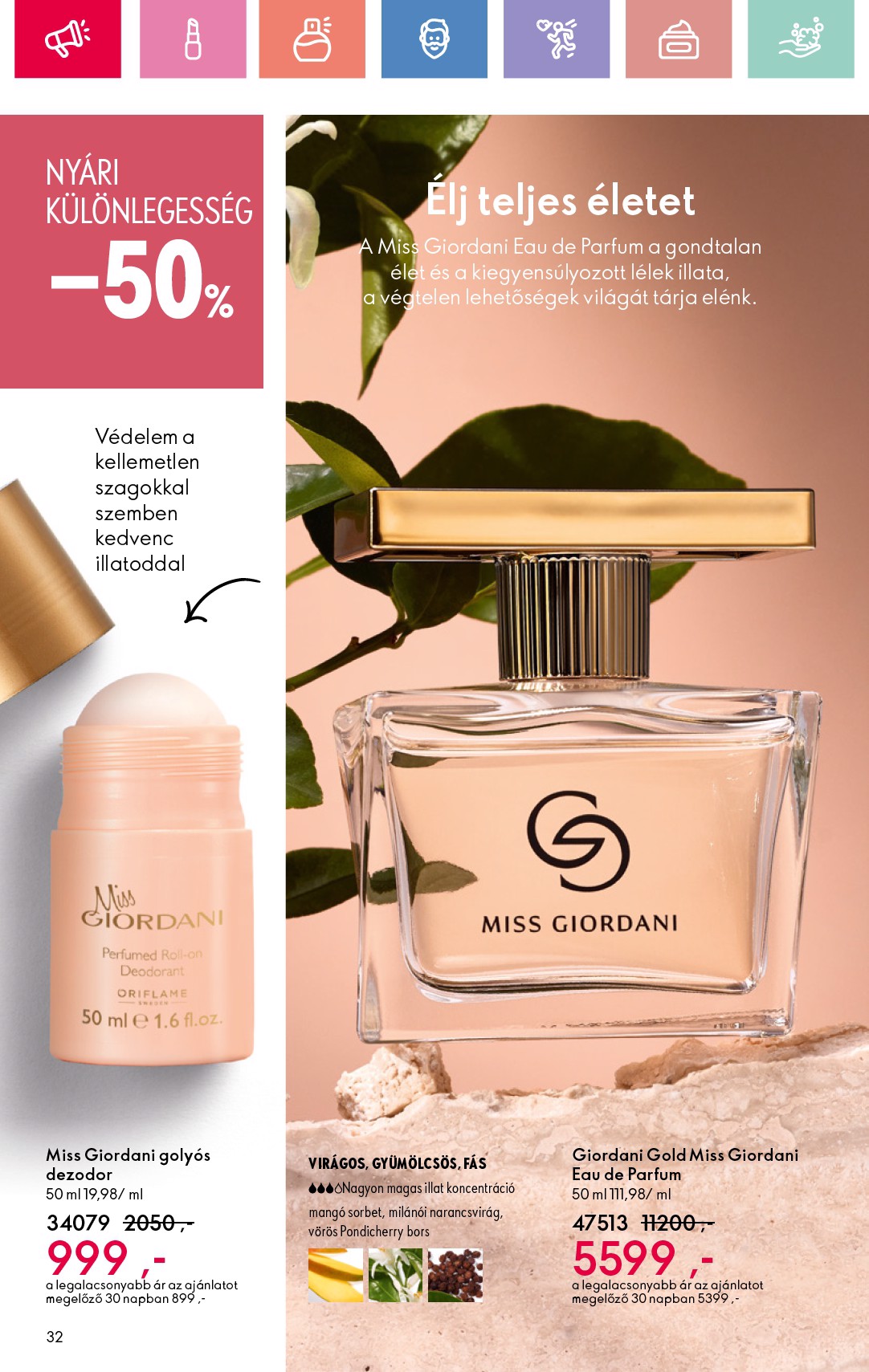 oriflame - Oriflame akciós újság, érvényes 06.15. - 07.05. - page: 32