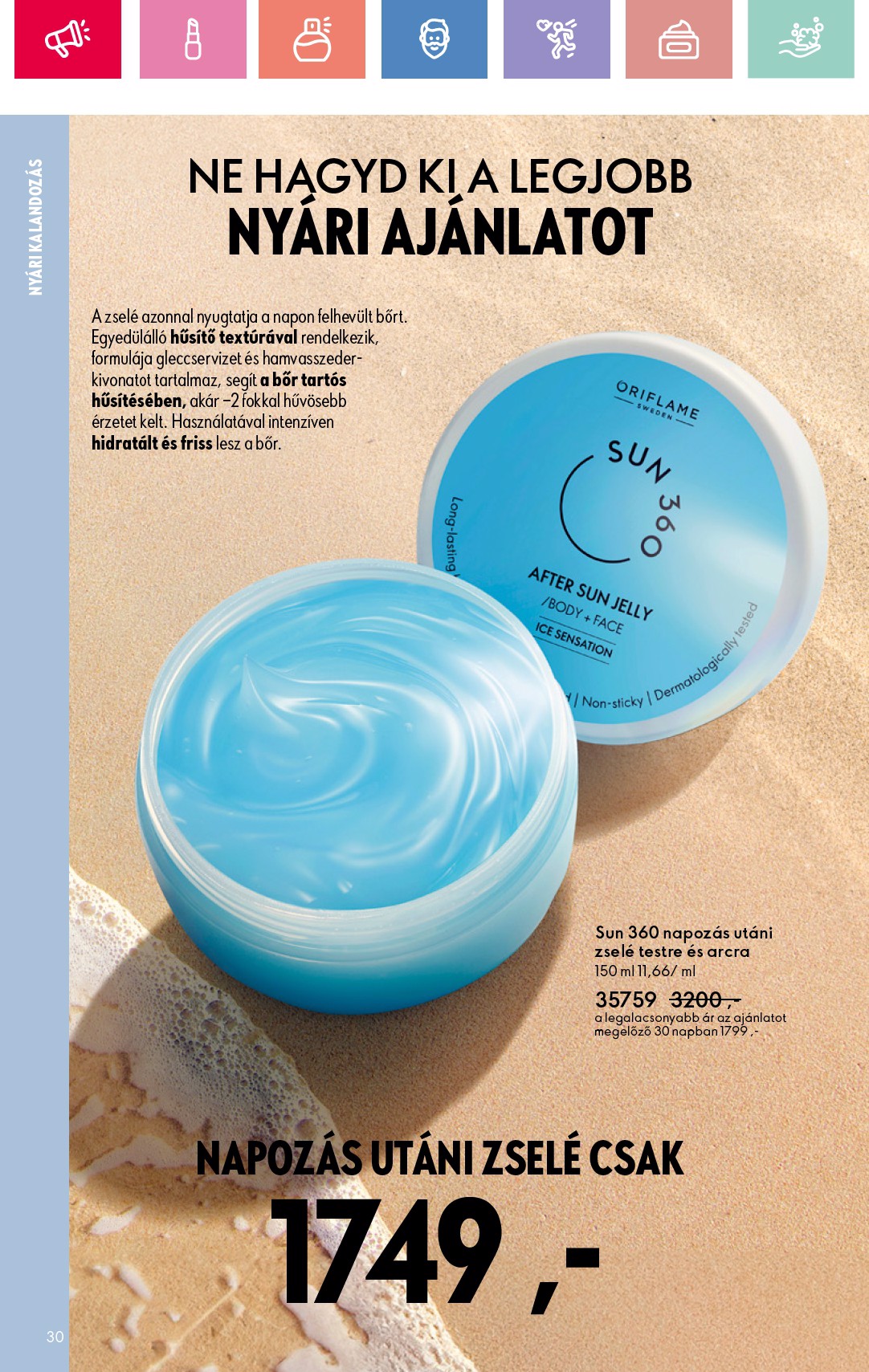 oriflame - Oriflame akciós újság, érvényes 06.15. - 07.05. - page: 30