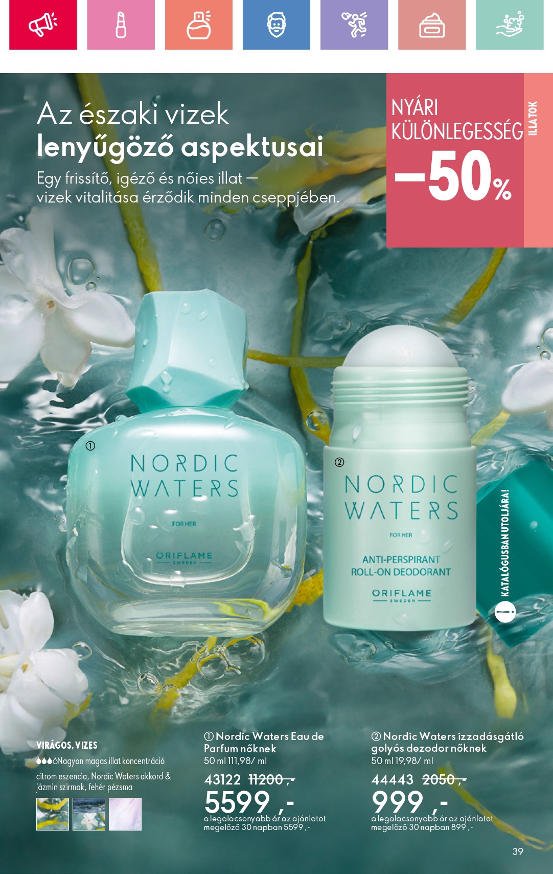 oriflame - Oriflame akciós újság, érvényes 06.15. - 07.05. - page: 39