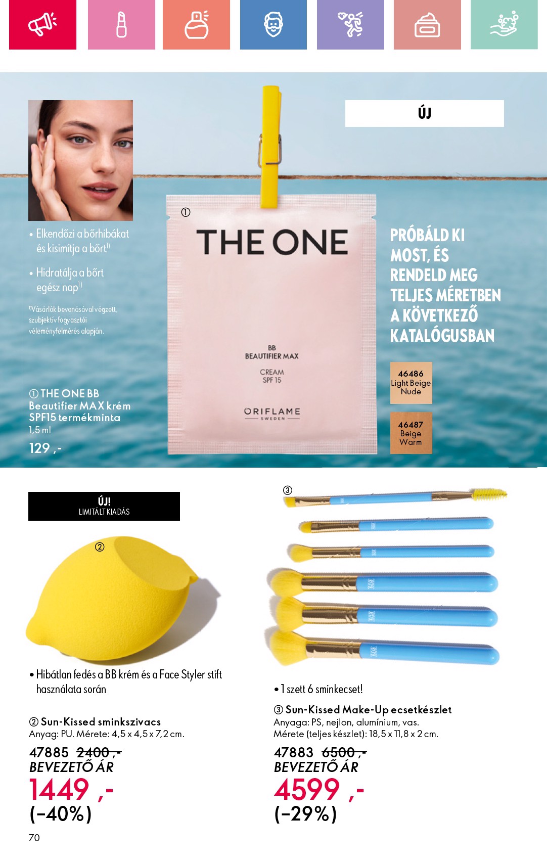 oriflame - Oriflame akciós újság, érvényes 06.15. - 07.05. - page: 70