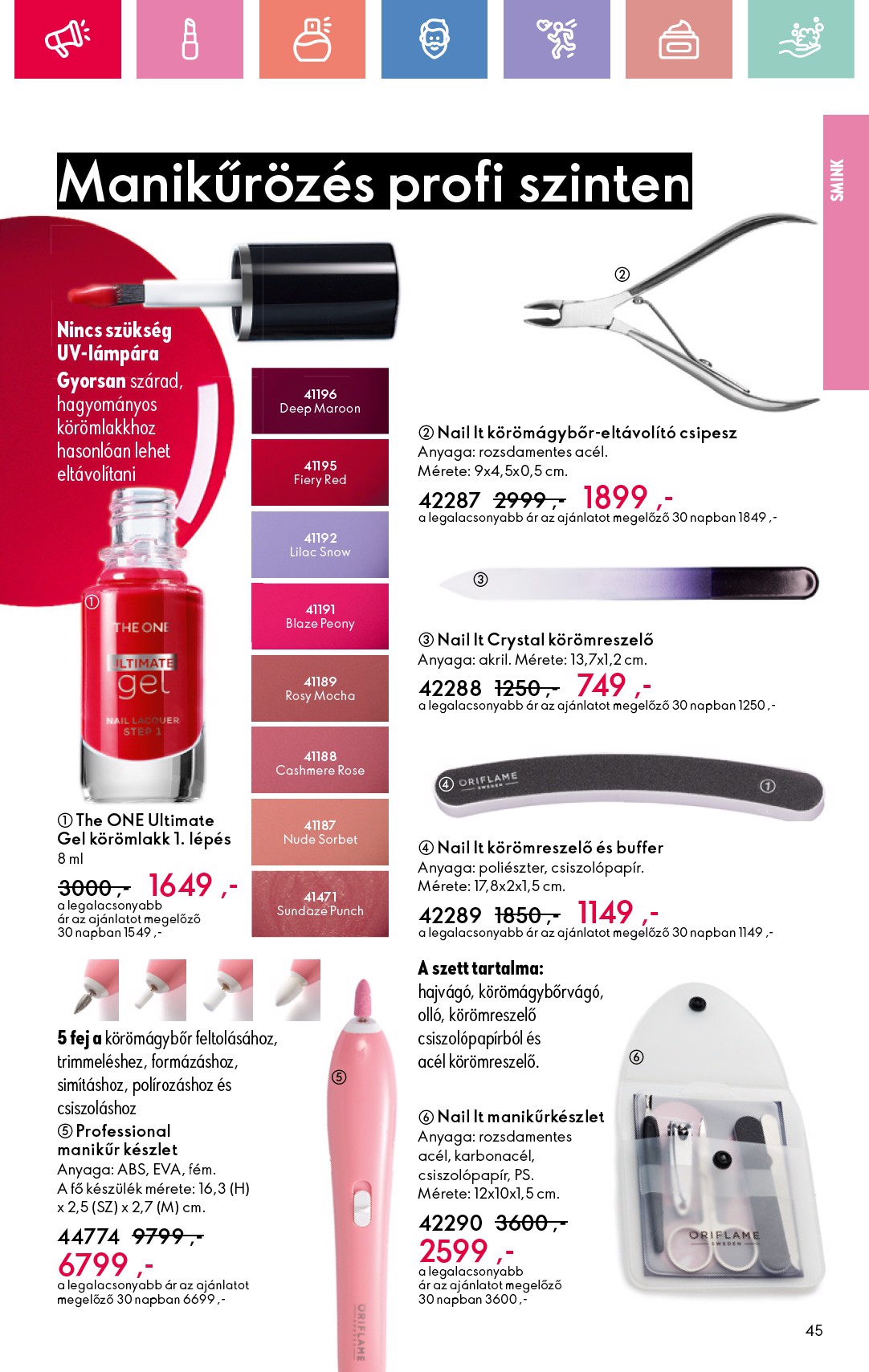 oriflame - Oriflame akciós újság, érvényes 07.06. - 07.26. - page: 45