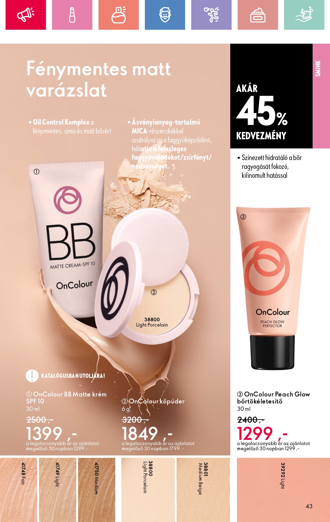 oriflame - Oriflame akciós újság, érvényes 07.06. - 07.26. - page: 43