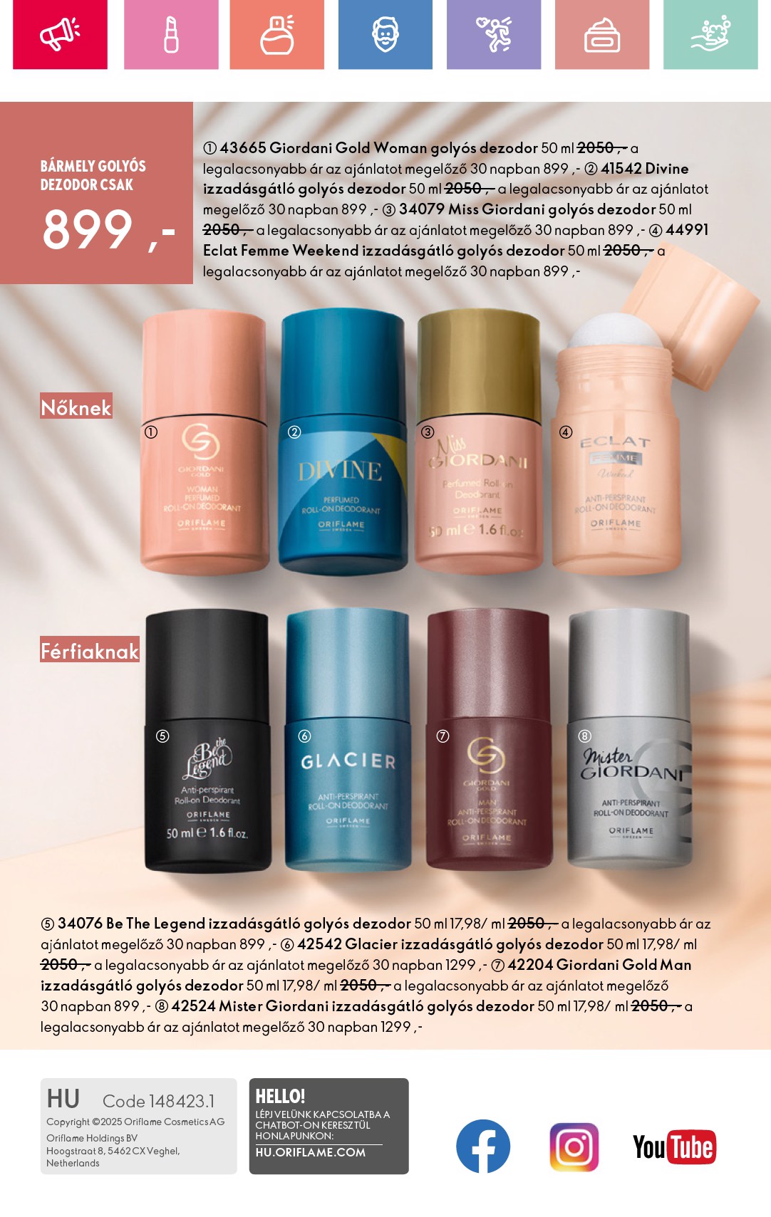 oriflame - Oriflame akciós újság, érvényes 07.06. - 07.26. - page: 164