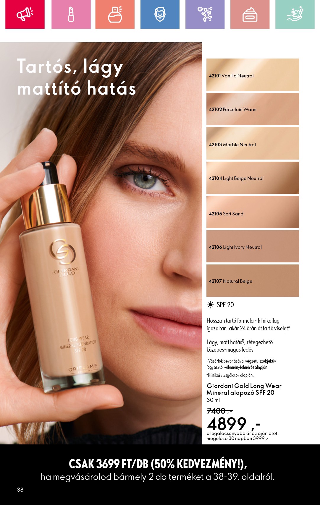 oriflame - Oriflame akciós újság, érvényes 07.06. - 07.26. - page: 38