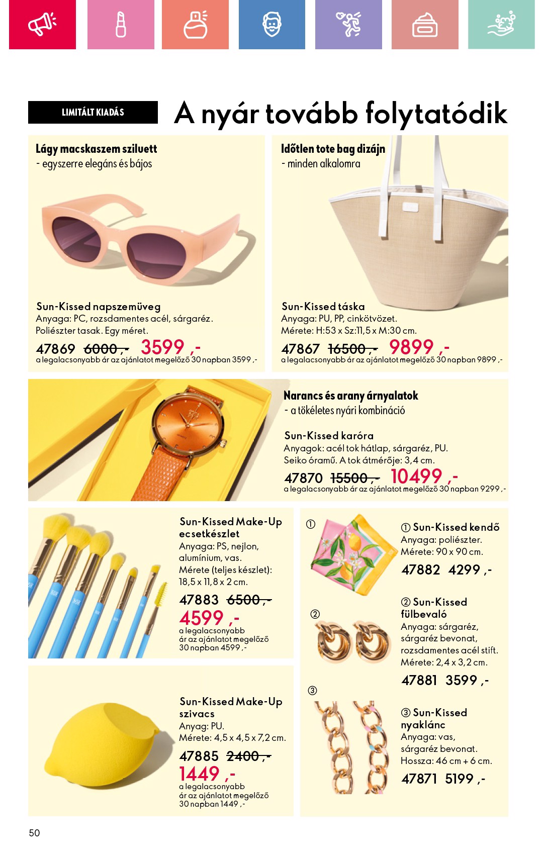 oriflame - Oriflame akciós újság, érvényes 07.06. - 07.26. - page: 50