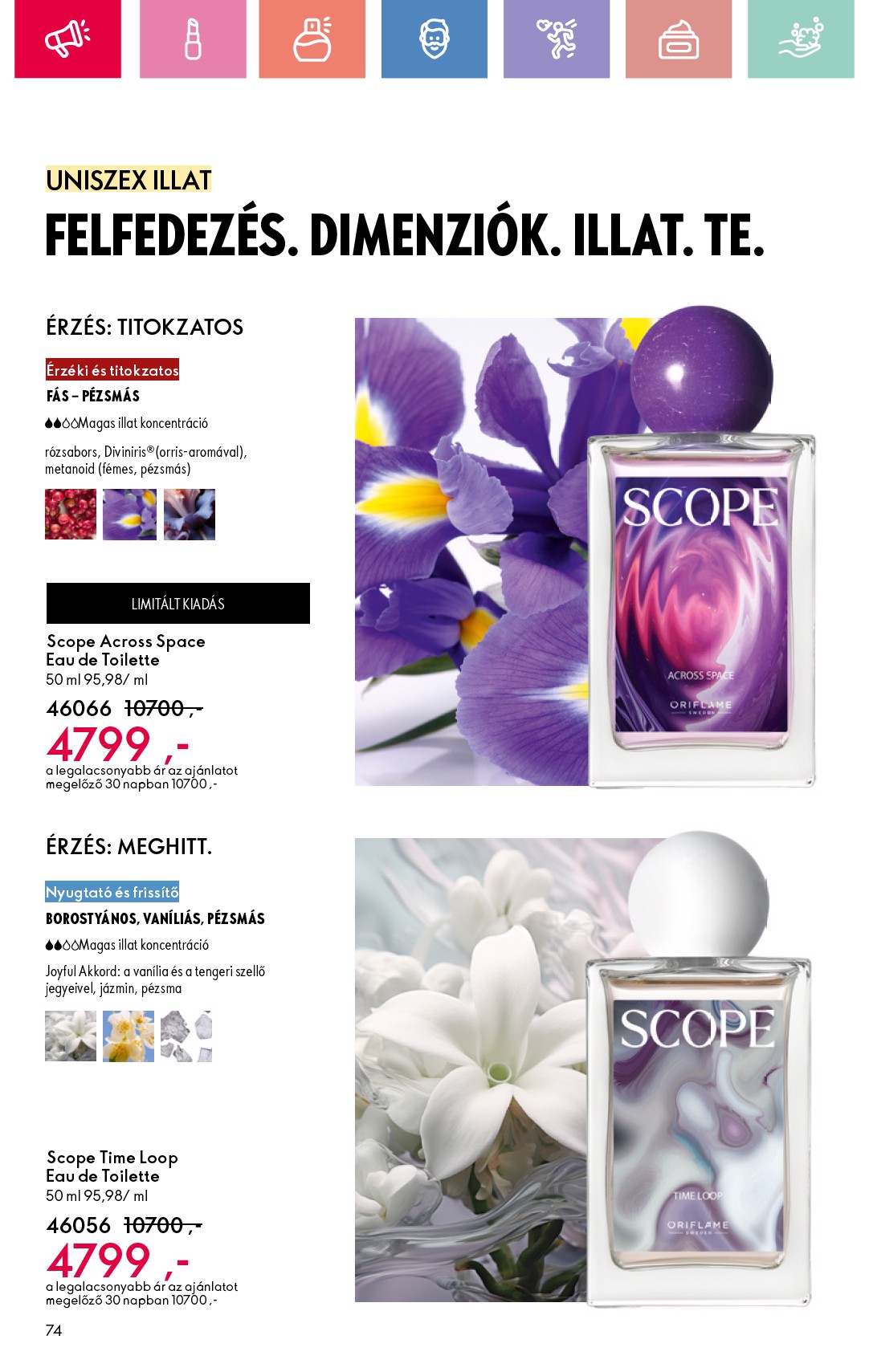oriflame - Oriflame akciós újság, érvényes 07.06. - 07.26. - page: 74