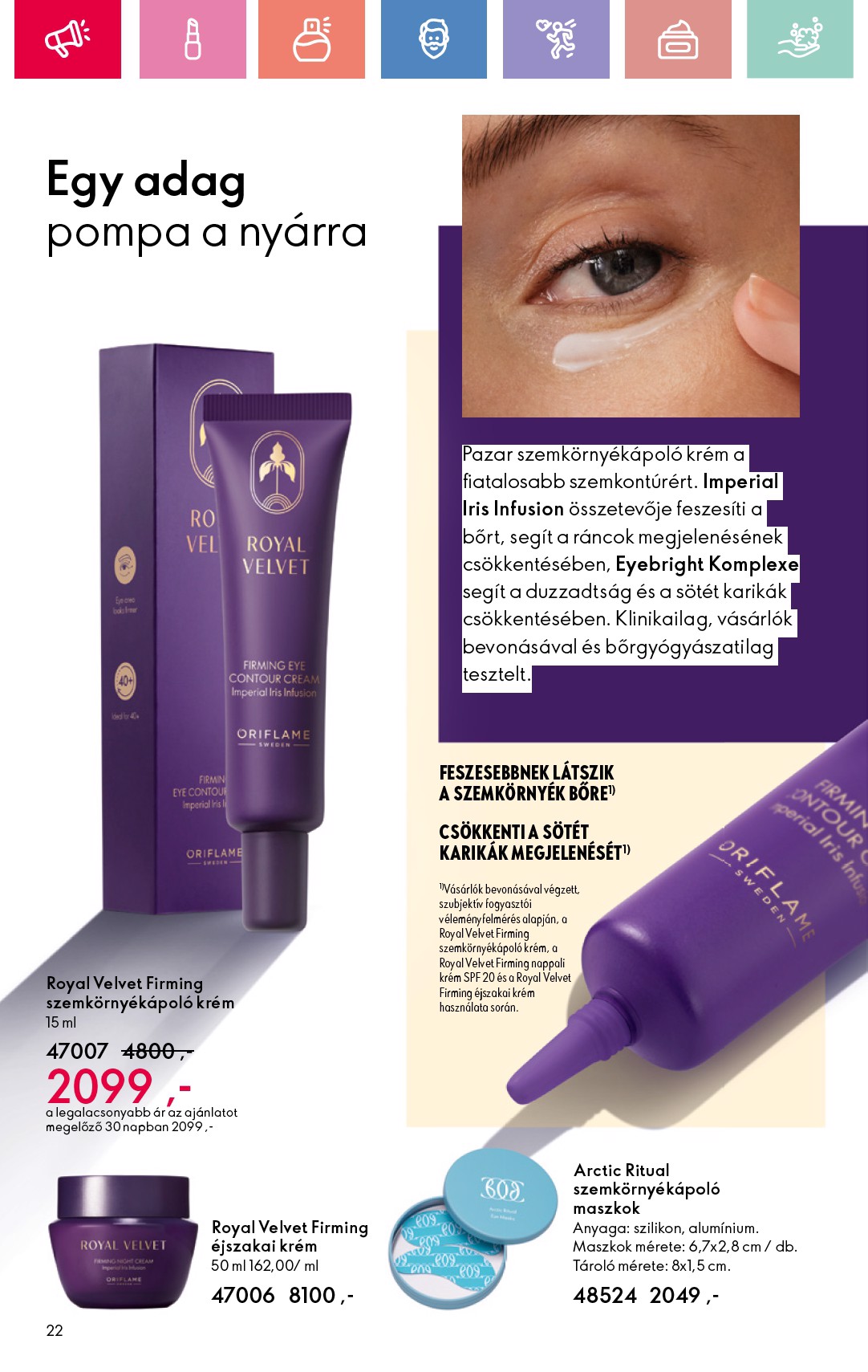 oriflame - Oriflame akciós újság, érvényes 07.06. - 07.26. - page: 22