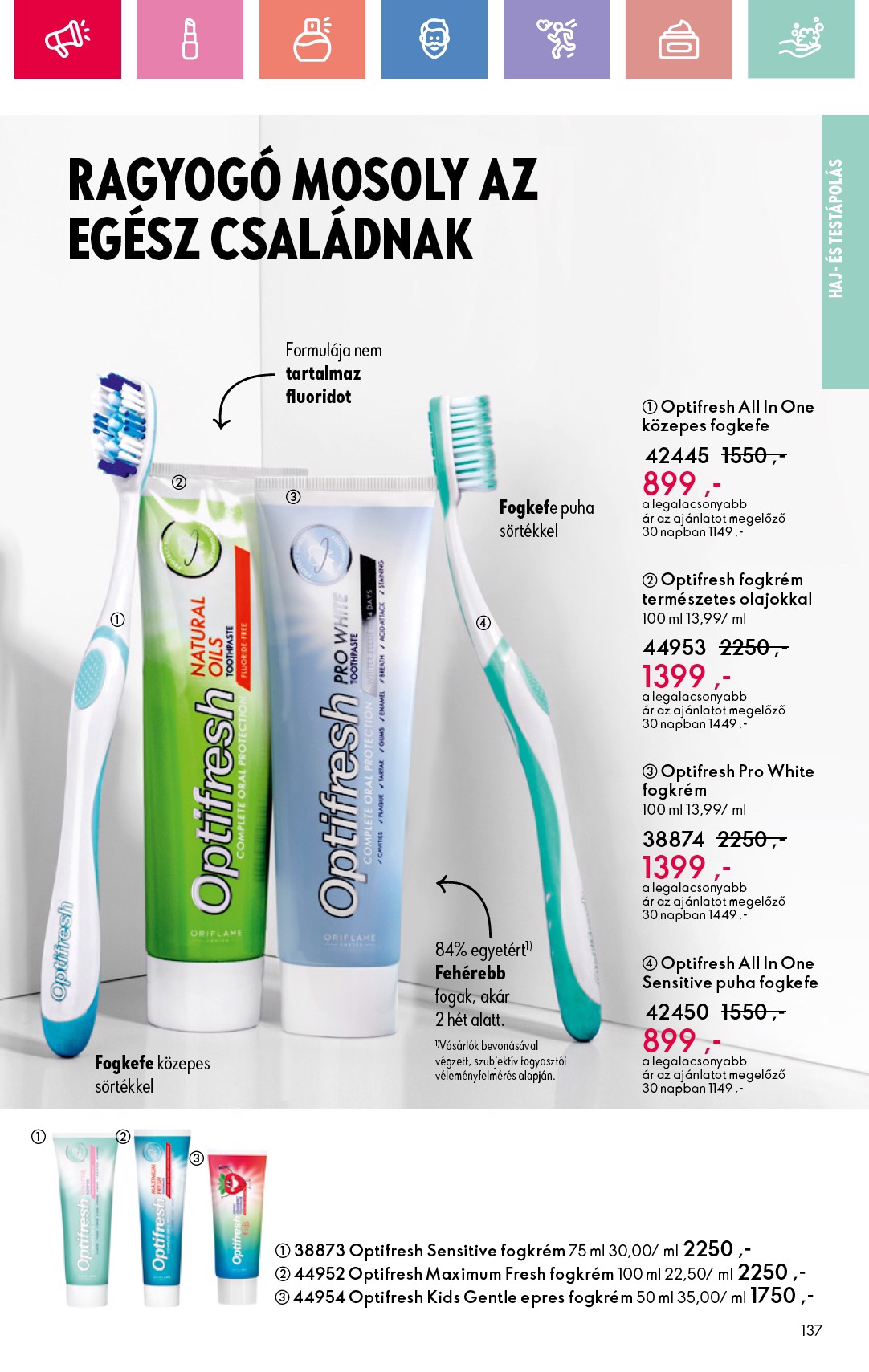 oriflame - Oriflame akciós újság, érvényes 07.06. - 07.26. - page: 137