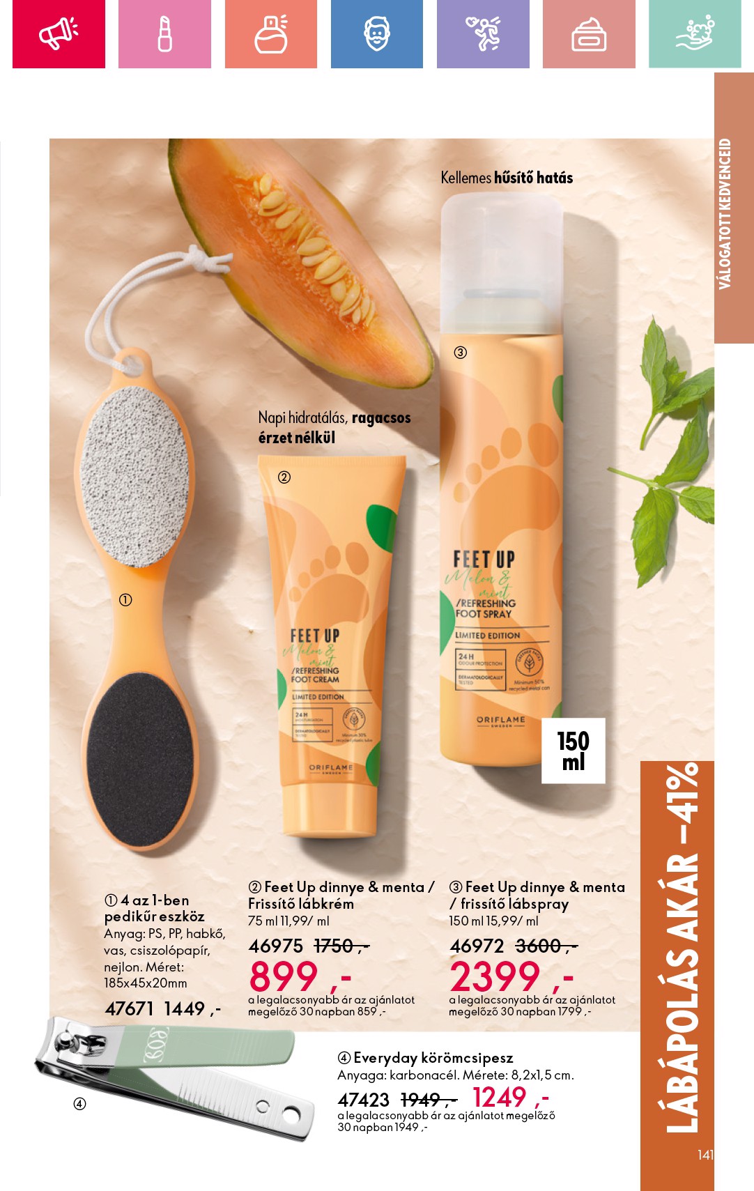 oriflame - Oriflame akciós újság, érvényes 08.17. - 09.06. - page: 141