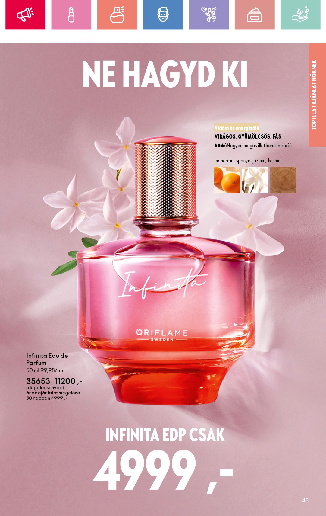 oriflame - Oriflame akciós újság, érvényes 08.17. - 09.06. - page: 43