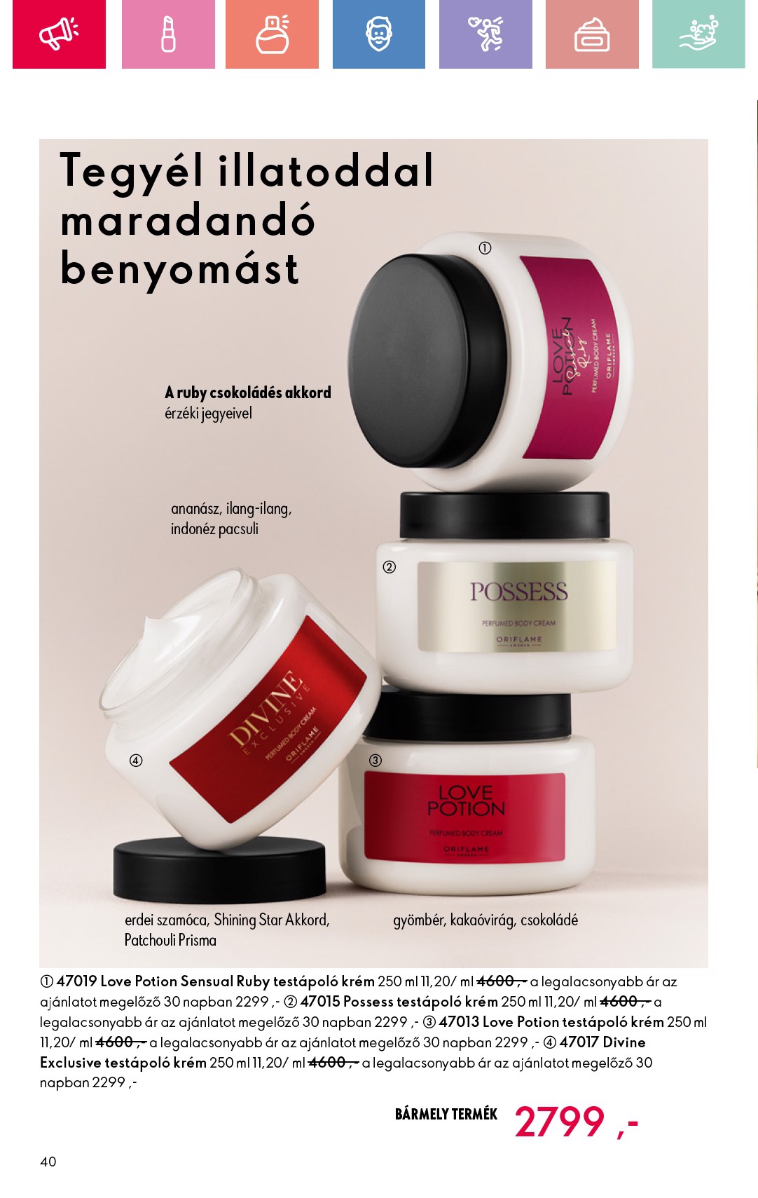 oriflame - Oriflame akciós újság, érvényes 08.17. - 09.06. - page: 40